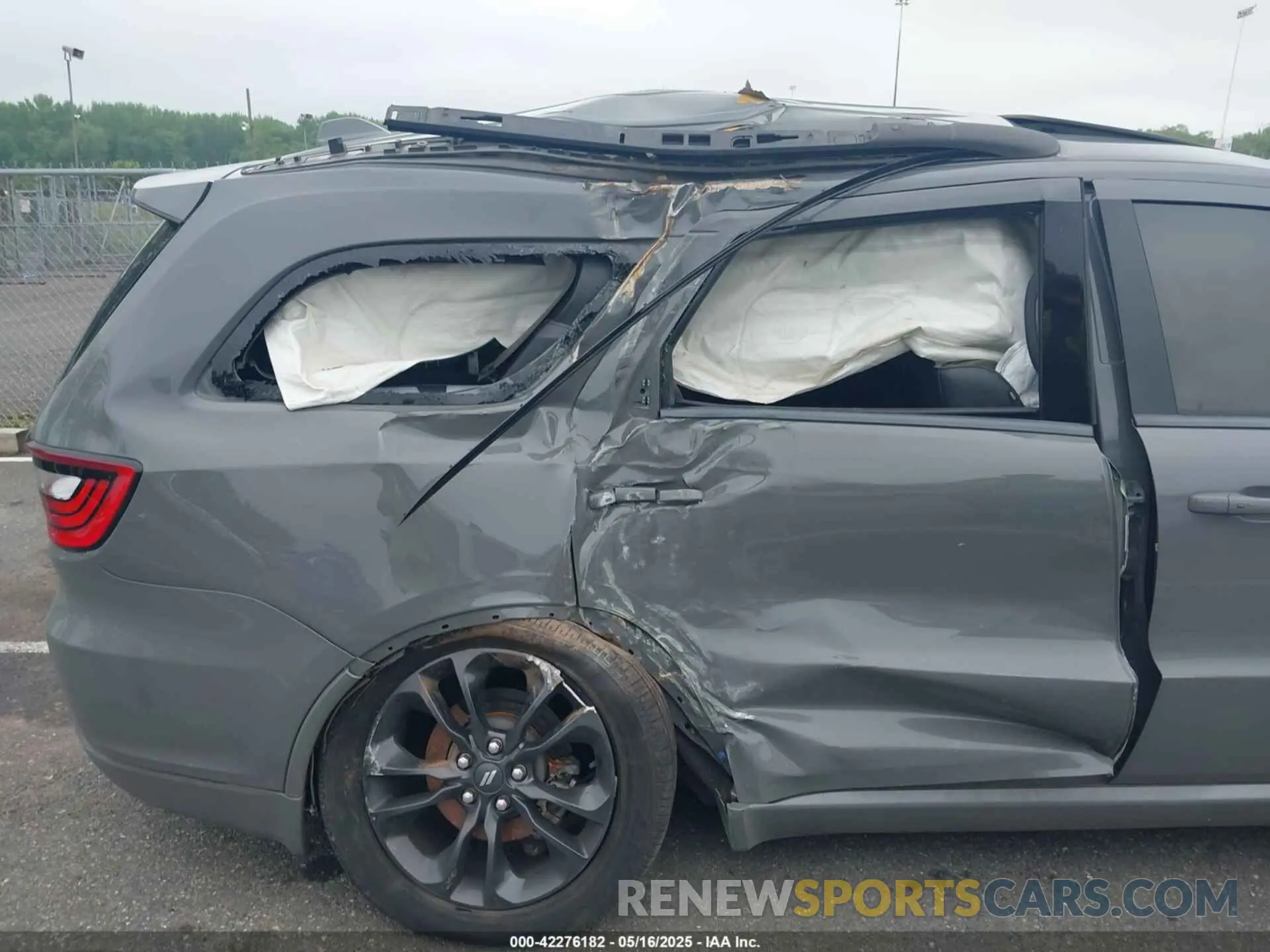 6 fotografías del automóvil dañado 1C4RDJDG4MC725159 DODGE DURANGO 2021