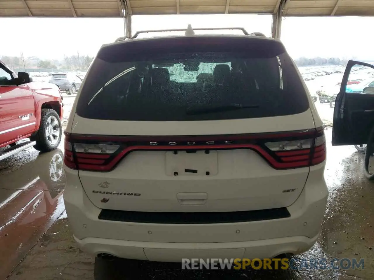 6 fotografías del automóvil dañado 1C4RDJDG5MC522233 DODGE DURANGO 2021