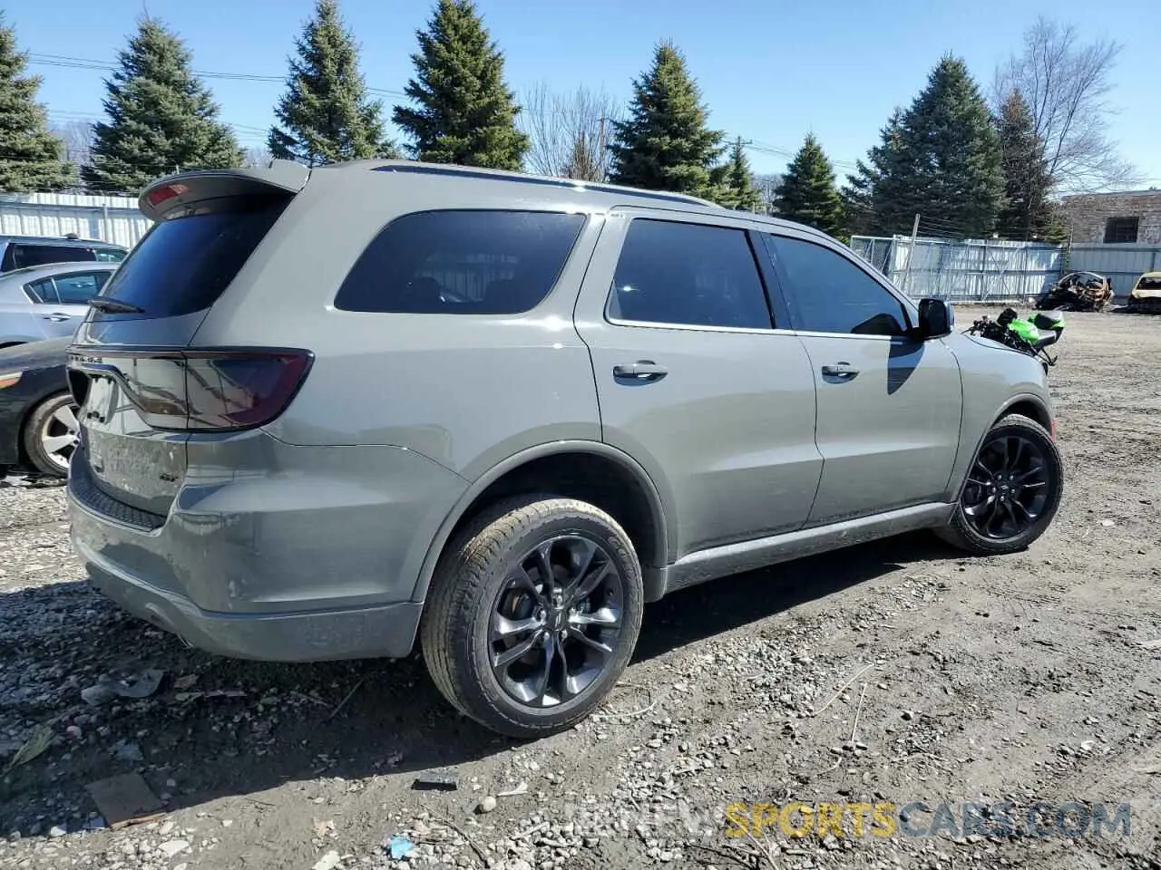 3 fotografías del automóvil dañado 1C4RDJDG5MC578432 DODGE DURANGO 2021