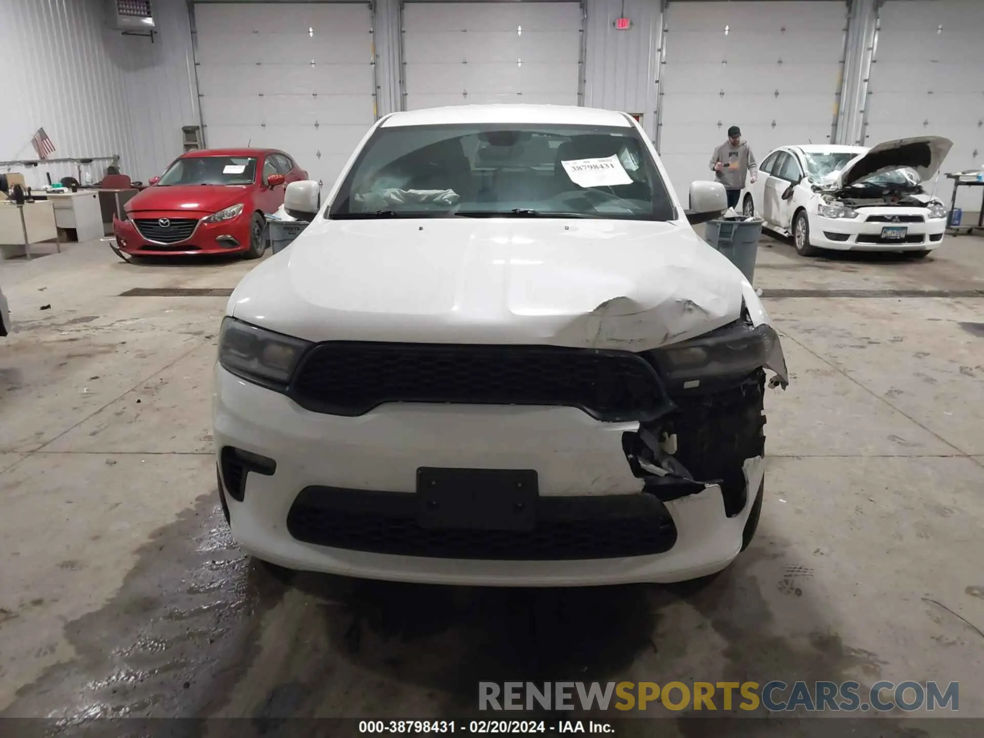 12 fotografías del automóvil dañado 1C4RDJDG5MC602342 DODGE DURANGO 2021