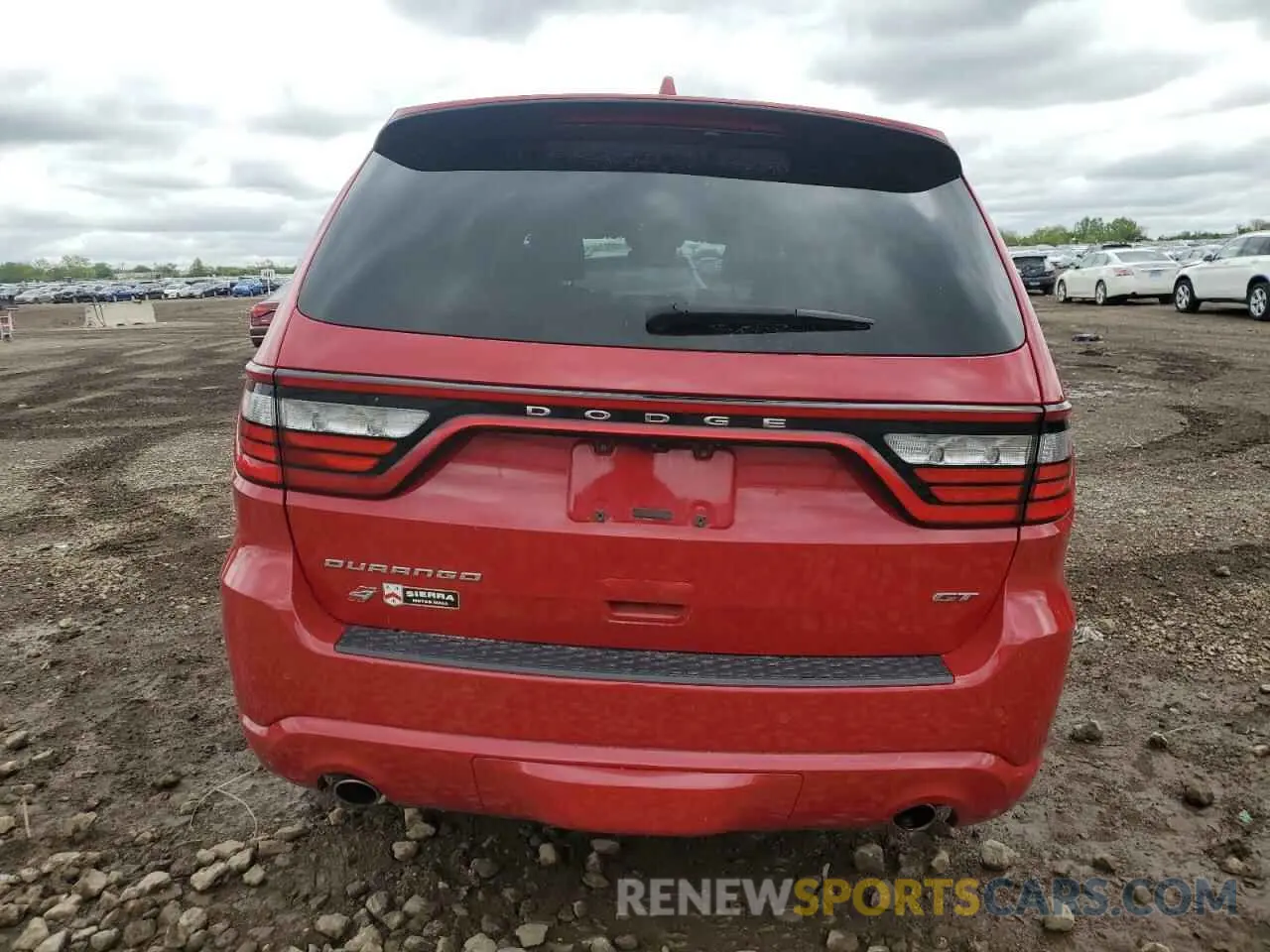6 fotografías del automóvil dañado 1C4RDJDG6MC549022 DODGE DURANGO 2021