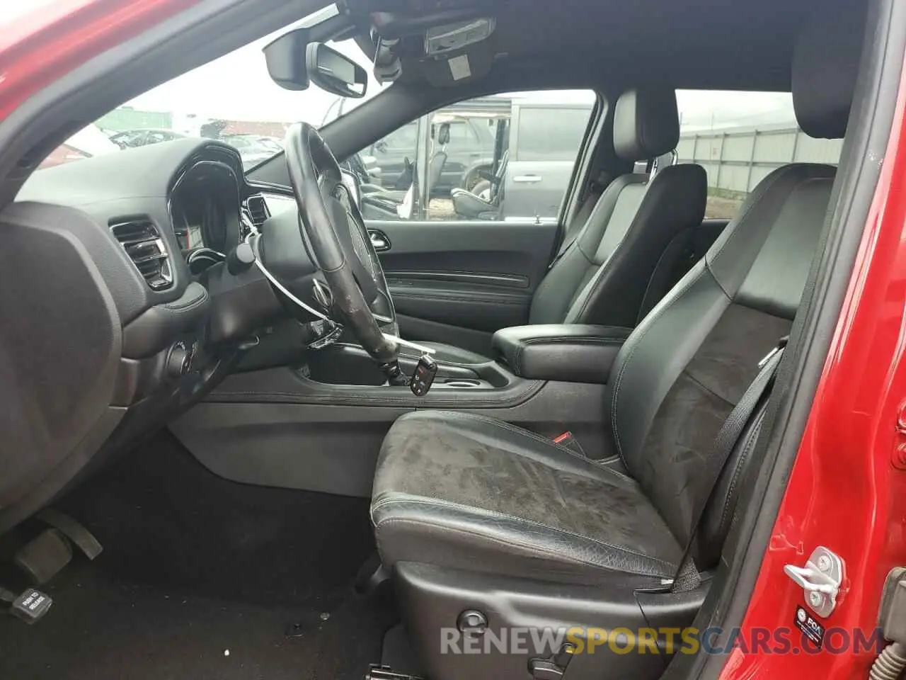 7 fotografías del automóvil dañado 1C4RDJDG6MC549022 DODGE DURANGO 2021
