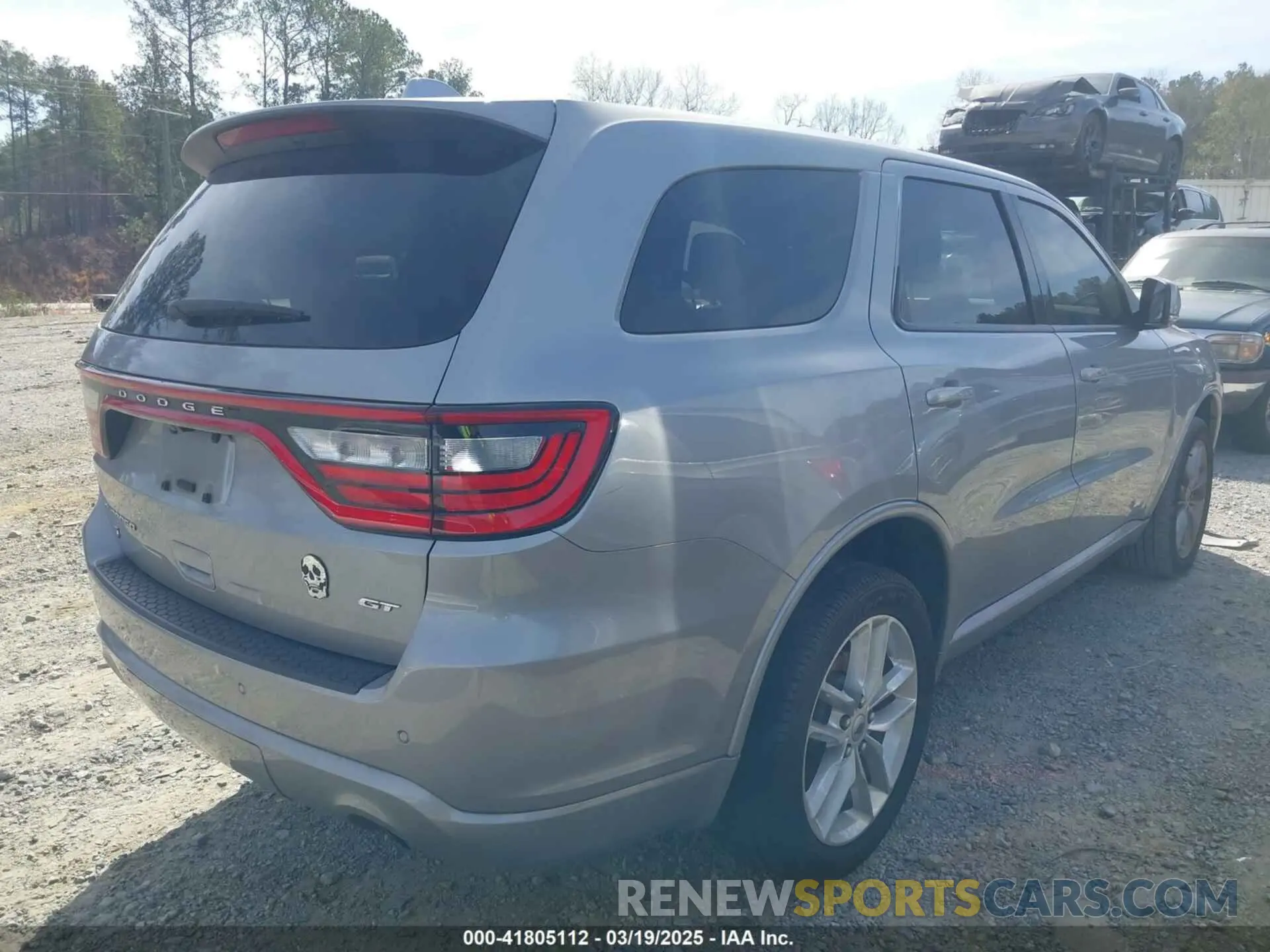 4 fotografías del automóvil dañado 1C4RDJDG6MC682766 DODGE DURANGO 2021