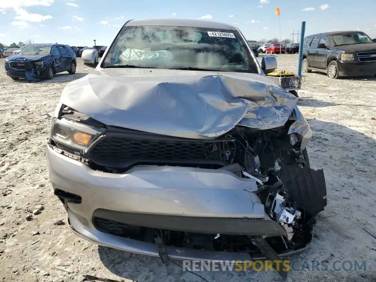 5 fotografías del automóvil dañado 1C4RDJDG7MC682811 DODGE DURANGO 2021
