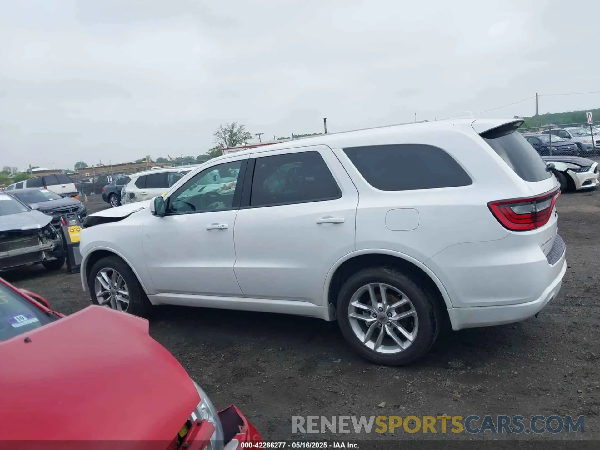14 fotografías del automóvil dañado 1C4RDJDG7MC695218 DODGE DURANGO 2021