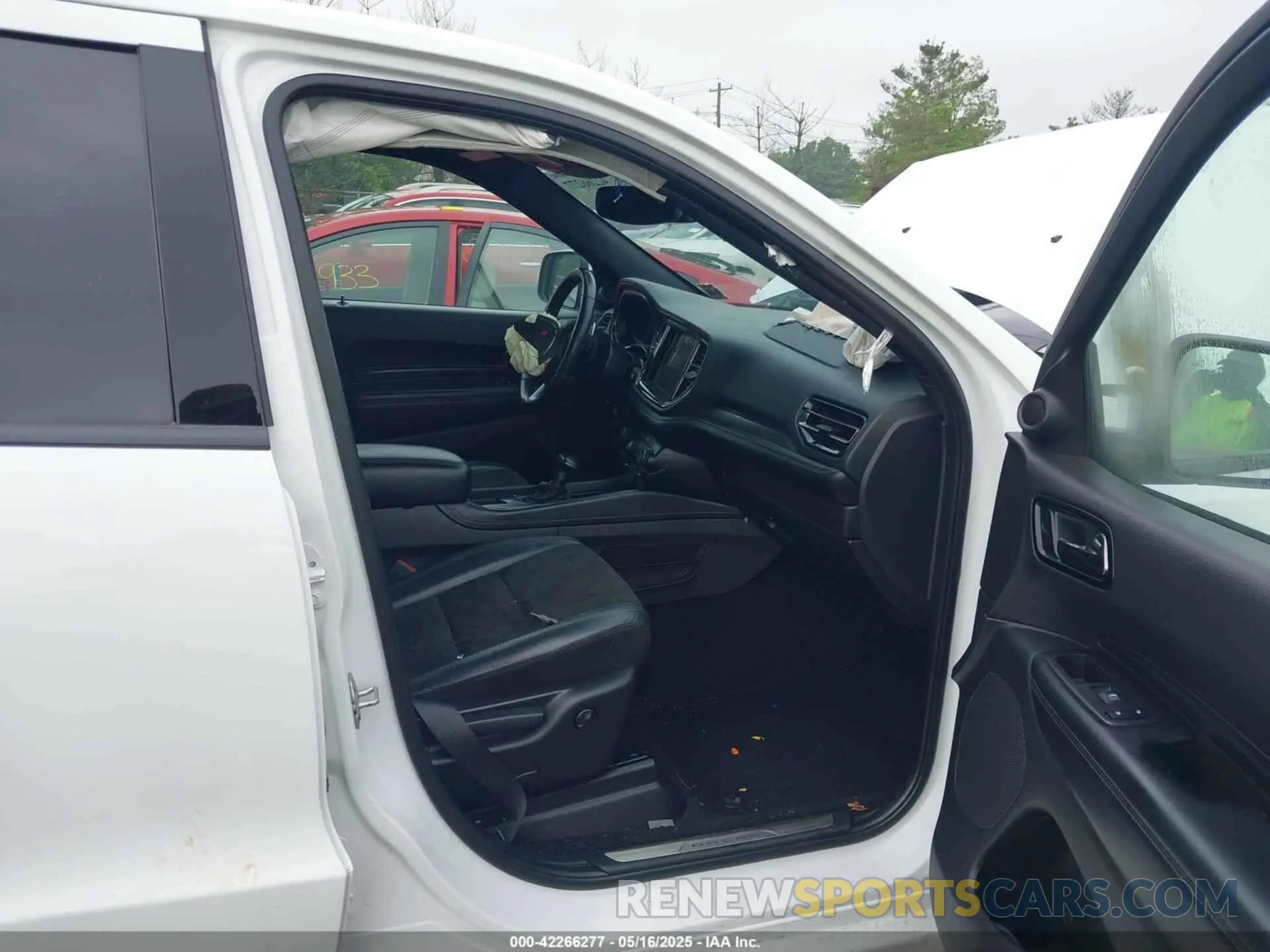 5 fotografías del automóvil dañado 1C4RDJDG7MC695218 DODGE DURANGO 2021
