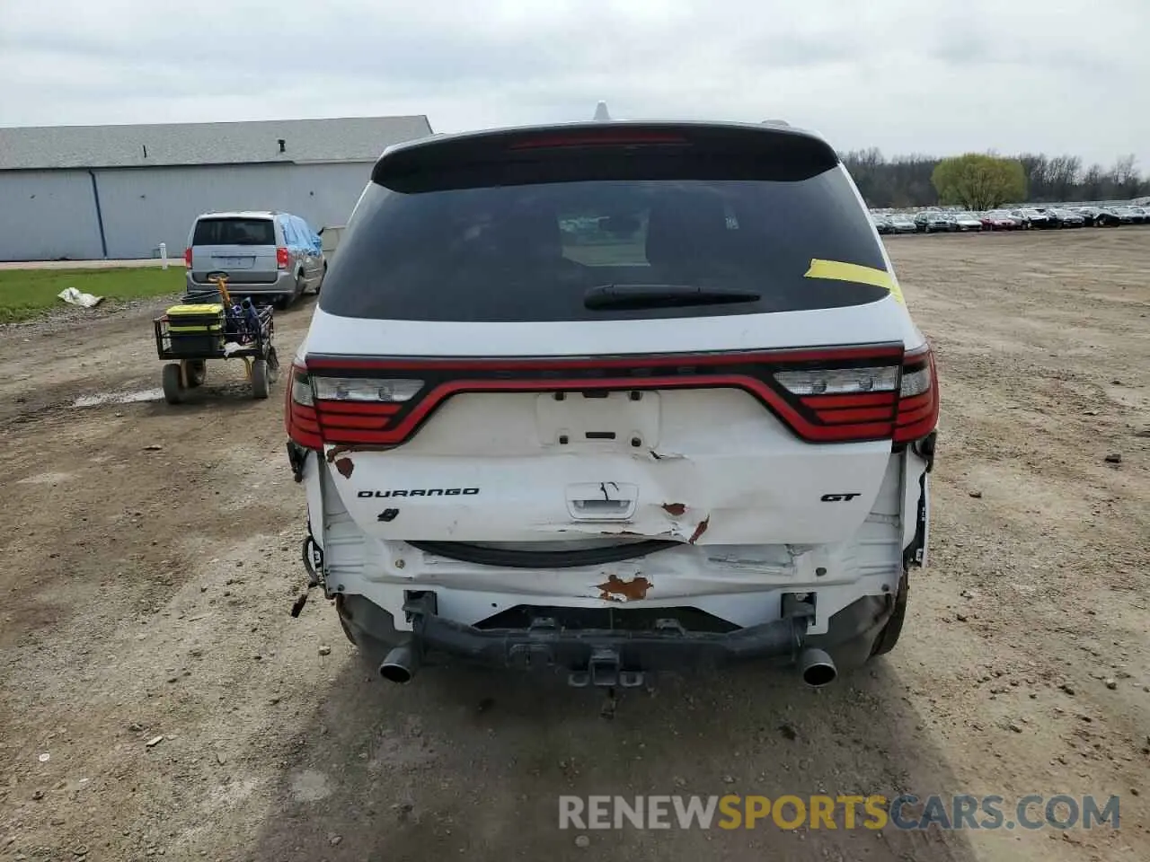 6 fotografías del automóvil dañado 1C4RDJDG8MC574813 DODGE DURANGO 2021