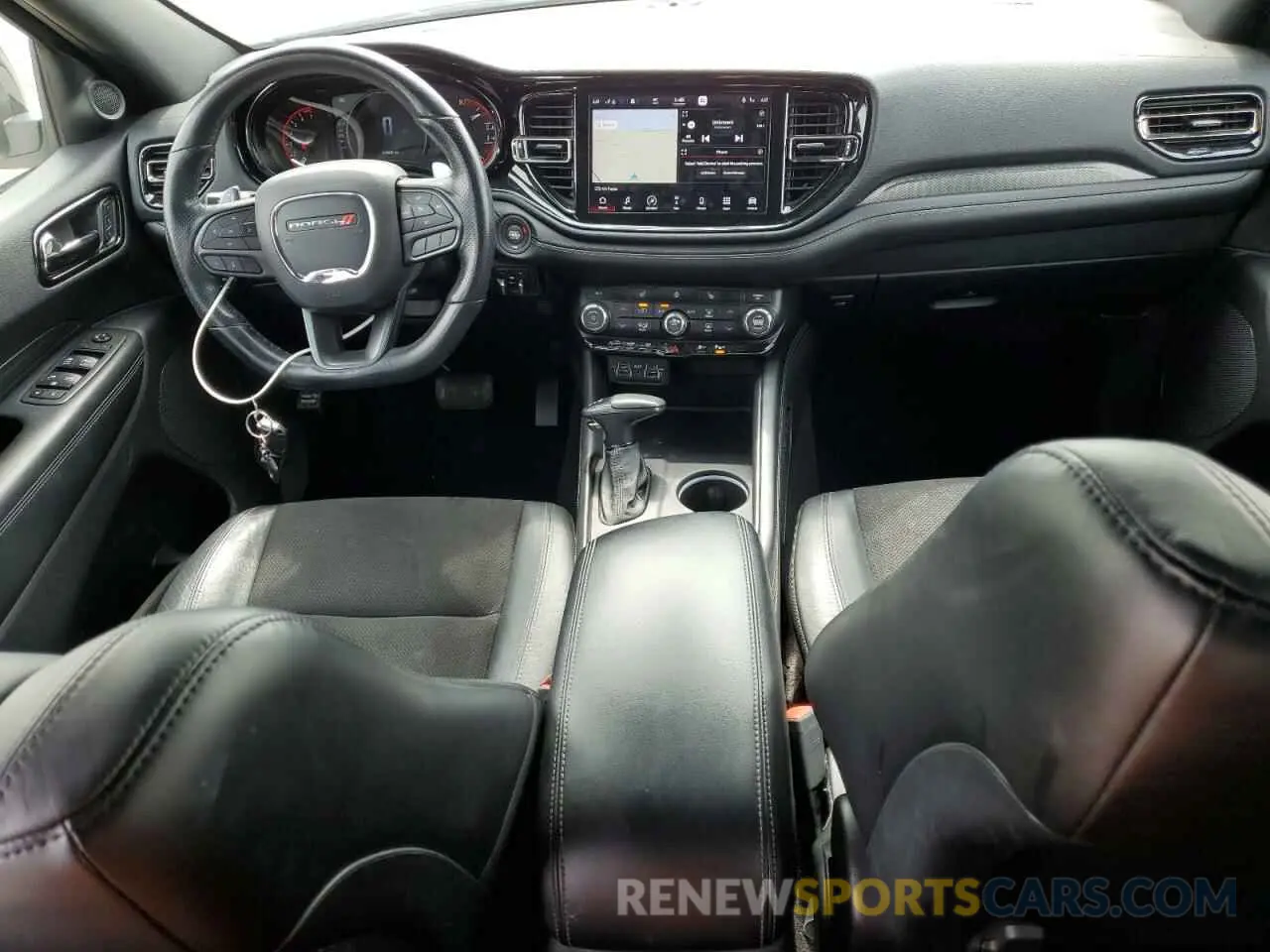 8 fotografías del automóvil dañado 1C4RDJDG8MC574813 DODGE DURANGO 2021