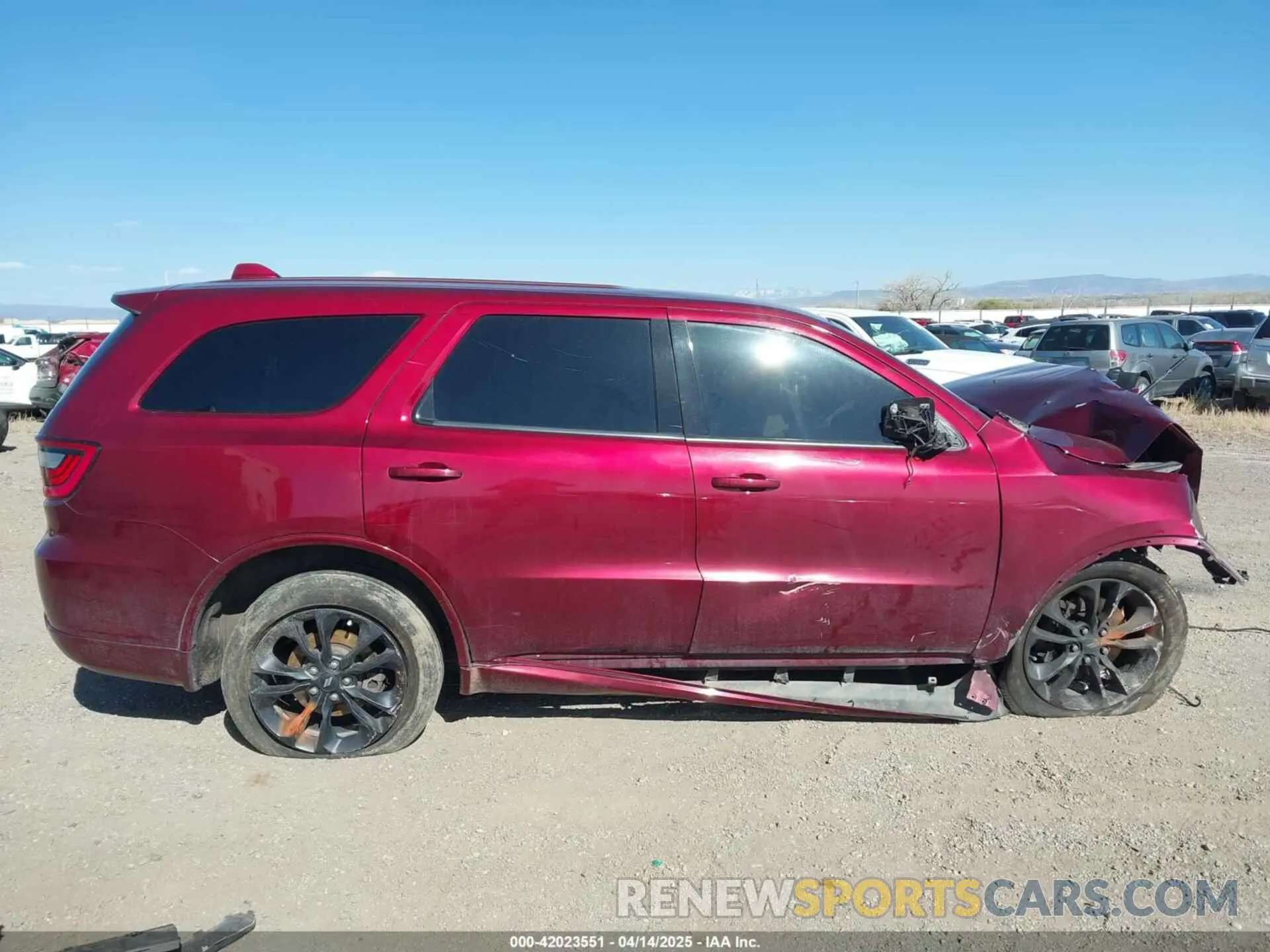 12 fotografías del automóvil dañado 1C4RDJDG8MC636971 DODGE DURANGO 2021