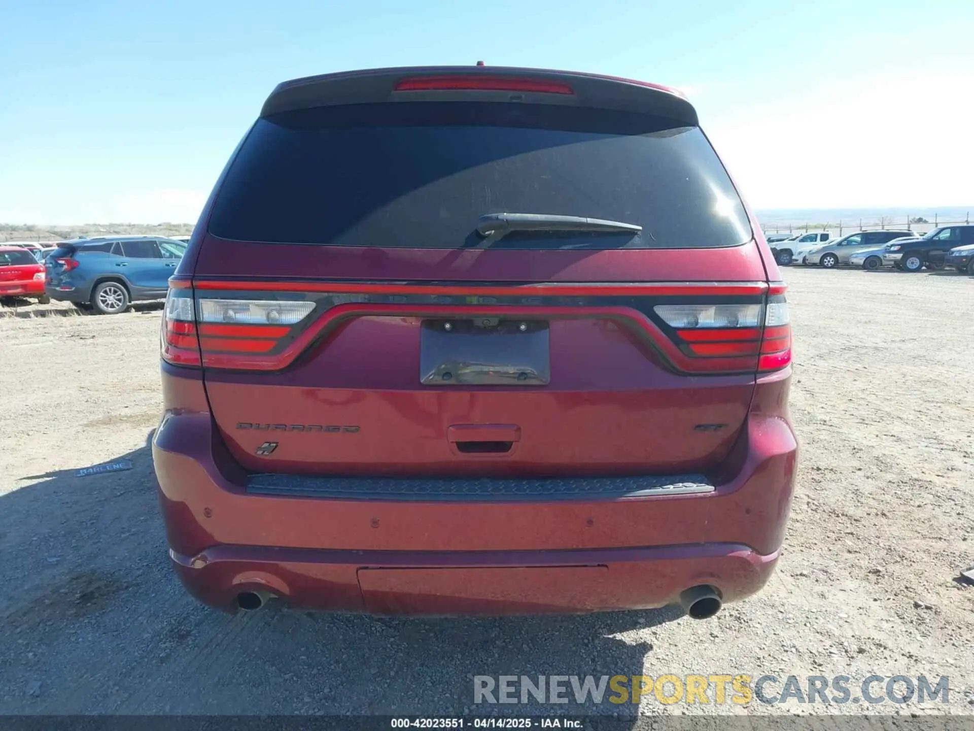 15 fotografías del automóvil dañado 1C4RDJDG8MC636971 DODGE DURANGO 2021