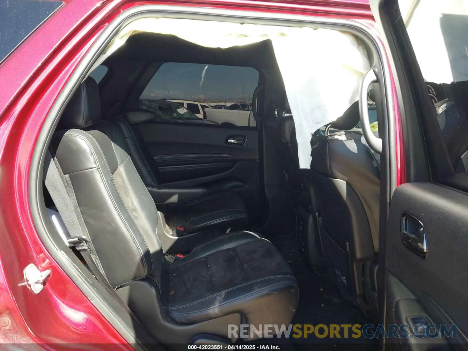 8 fotografías del automóvil dañado 1C4RDJDG8MC636971 DODGE DURANGO 2021