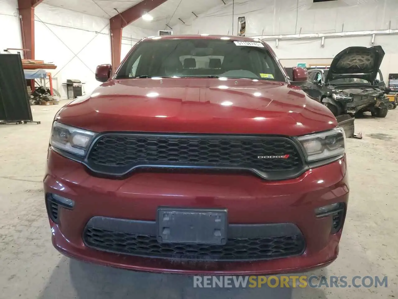 5 fotografías del automóvil dañado 1C4RDJDG8MC695745 DODGE DURANGO 2021