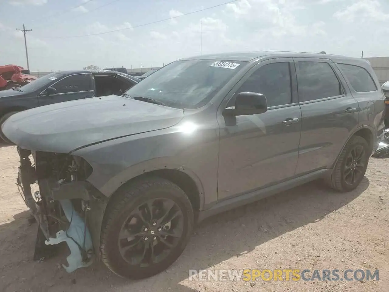 1 fotografías del automóvil dañado 1C4RDJDGXMC765830 DODGE DURANGO 2021