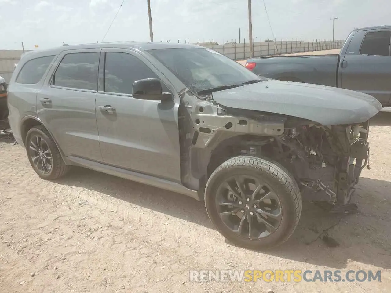 4 fotografías del automóvil dañado 1C4RDJDGXMC765830 DODGE DURANGO 2021