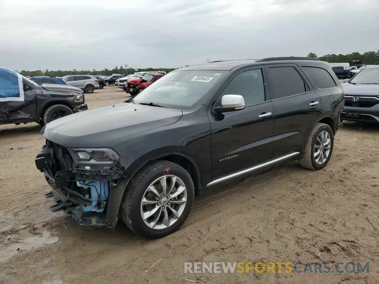 1 fotografías del automóvil dañado 1C4RDJEG3MC576144 DODGE DURANGO 2021