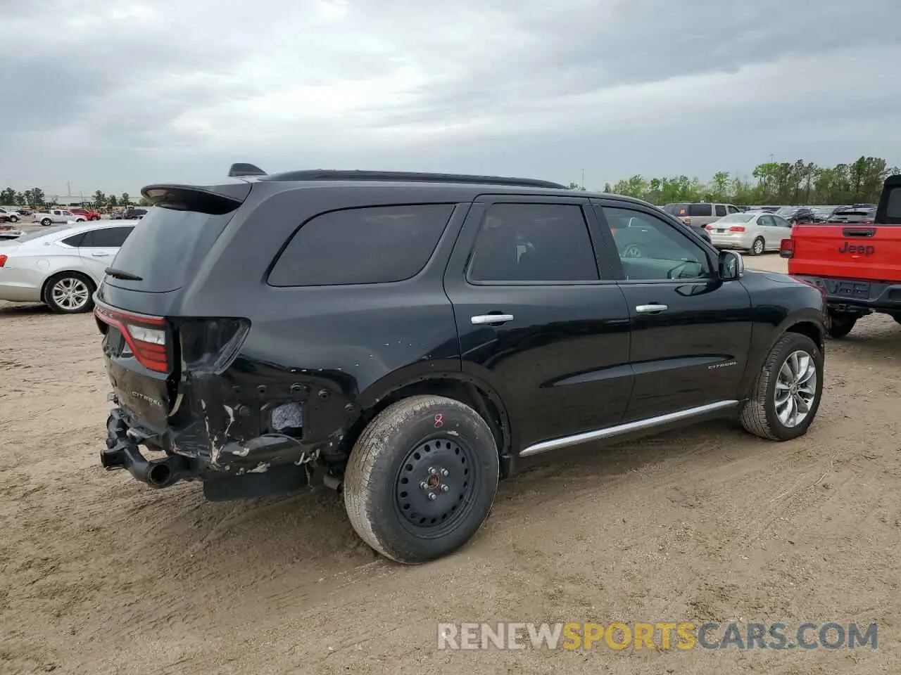 3 fotografías del automóvil dañado 1C4RDJEG3MC576144 DODGE DURANGO 2021