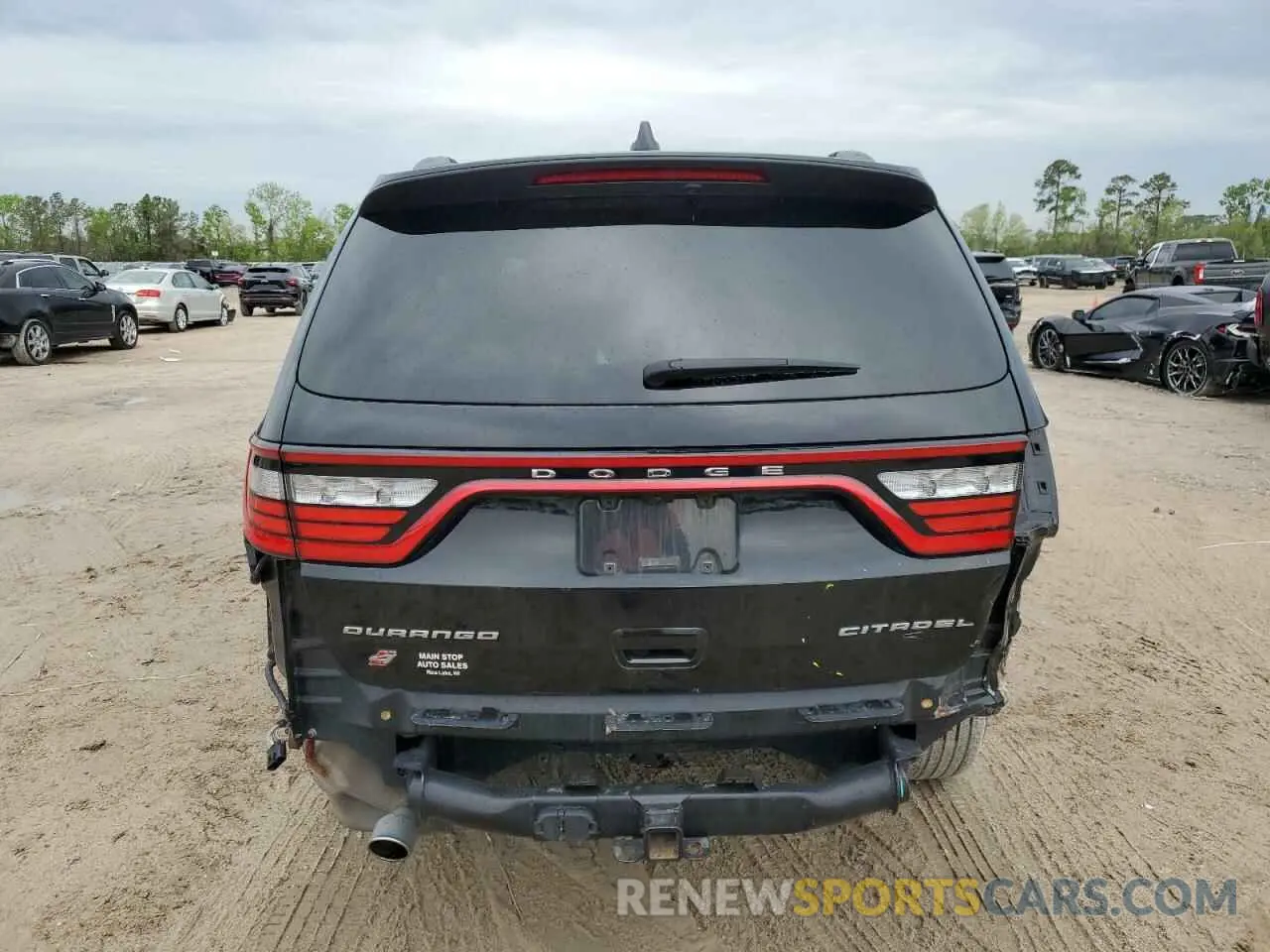 6 fotografías del automóvil dañado 1C4RDJEG3MC576144 DODGE DURANGO 2021