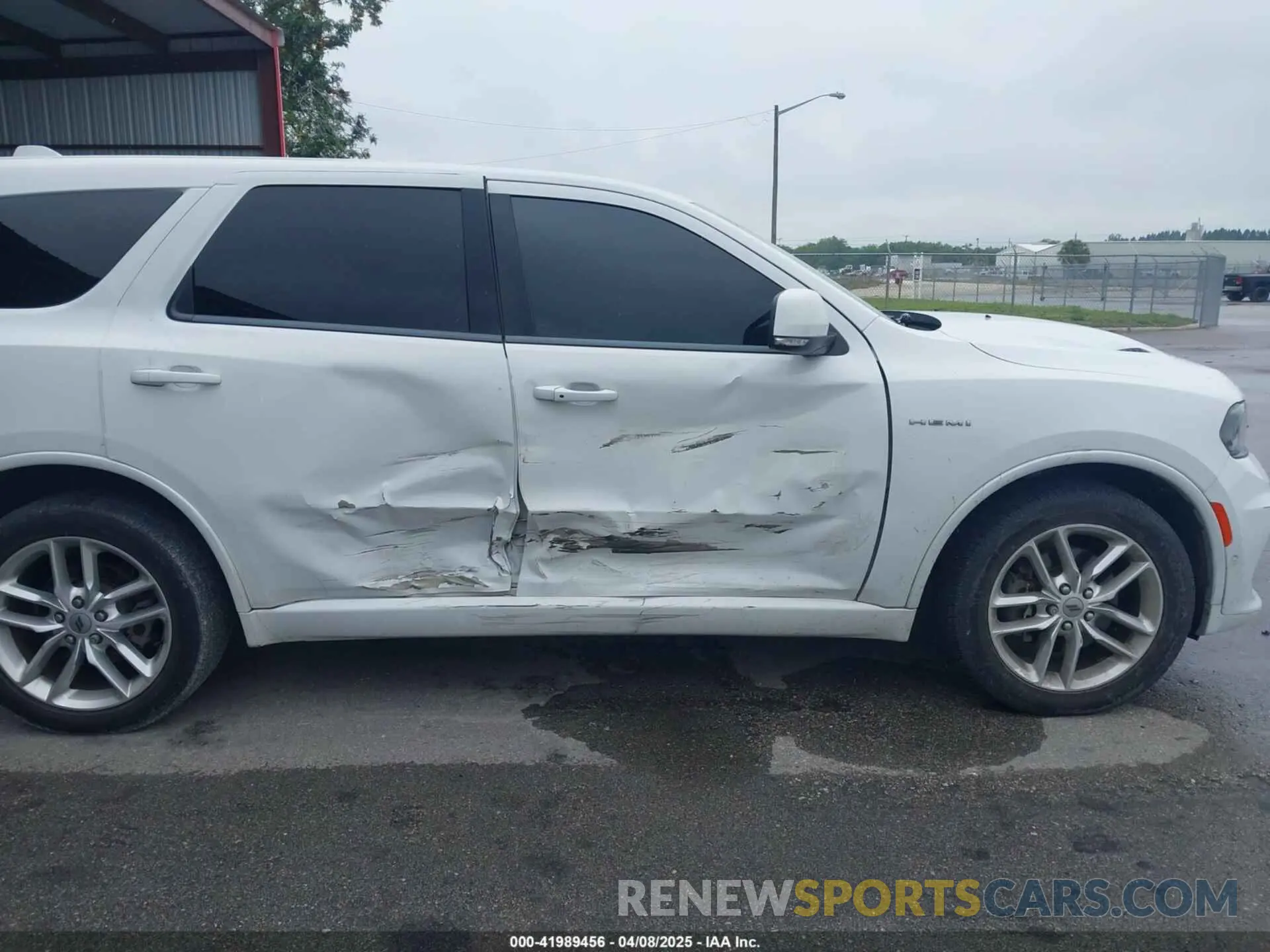 6 fotografías del automóvil dañado 1C4SDHCT3MC572704 DODGE DURANGO 2021