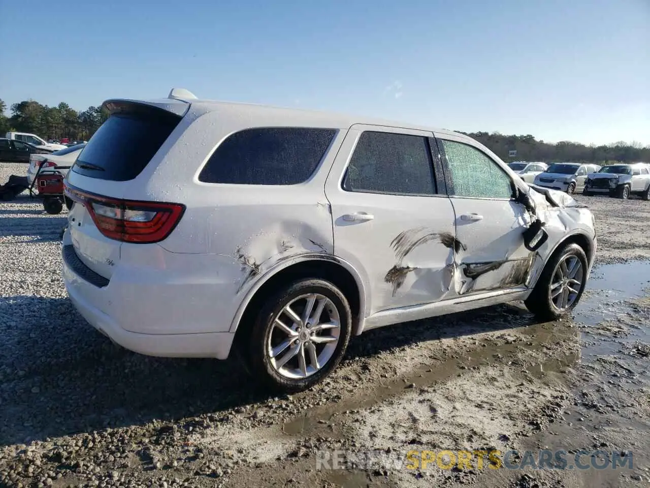 3 fotografías del automóvil dañado 1C4SDHCT3MC799326 DODGE DURANGO 2021