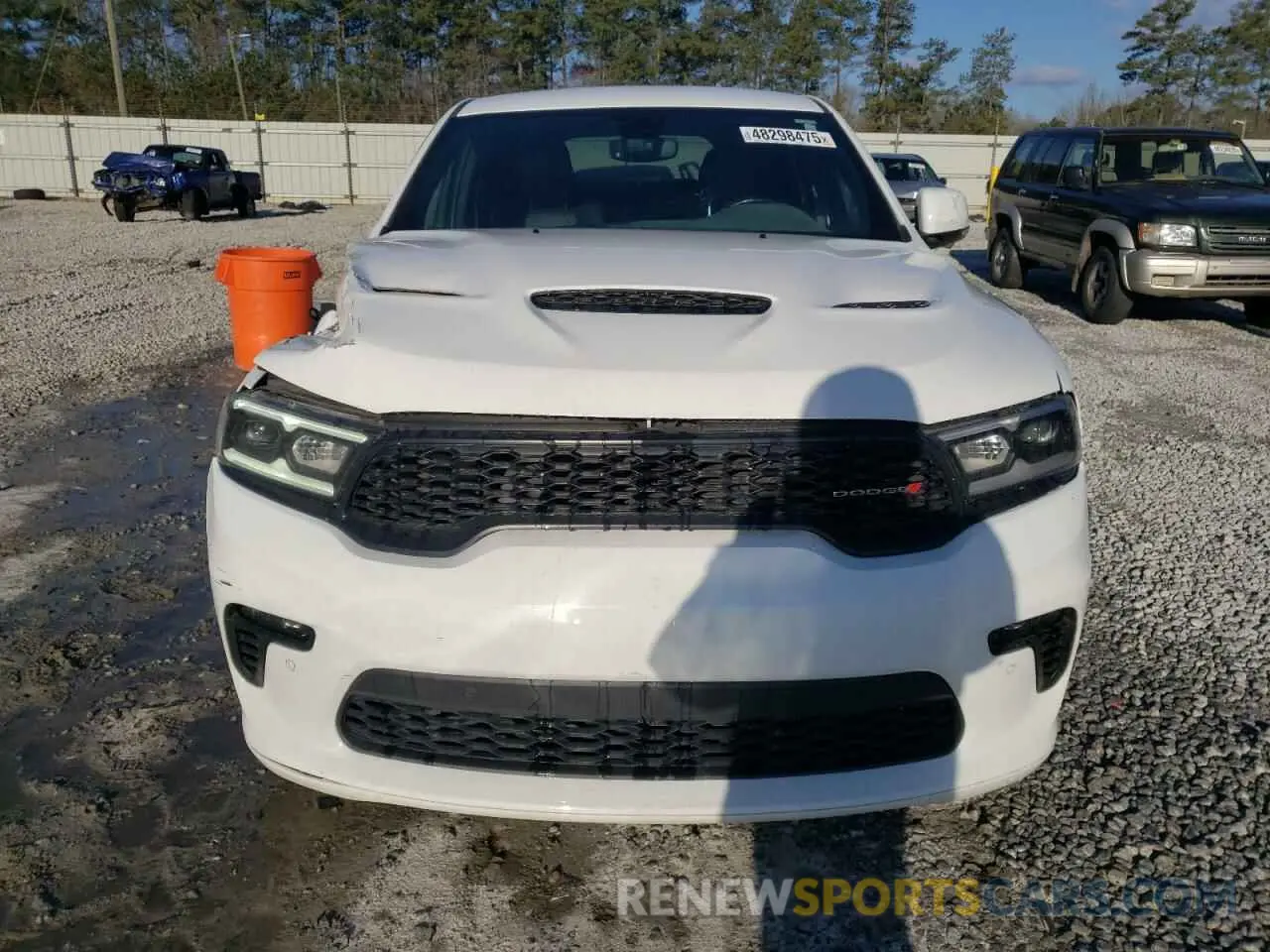 5 fotografías del automóvil dañado 1C4SDHCT3MC799326 DODGE DURANGO 2021