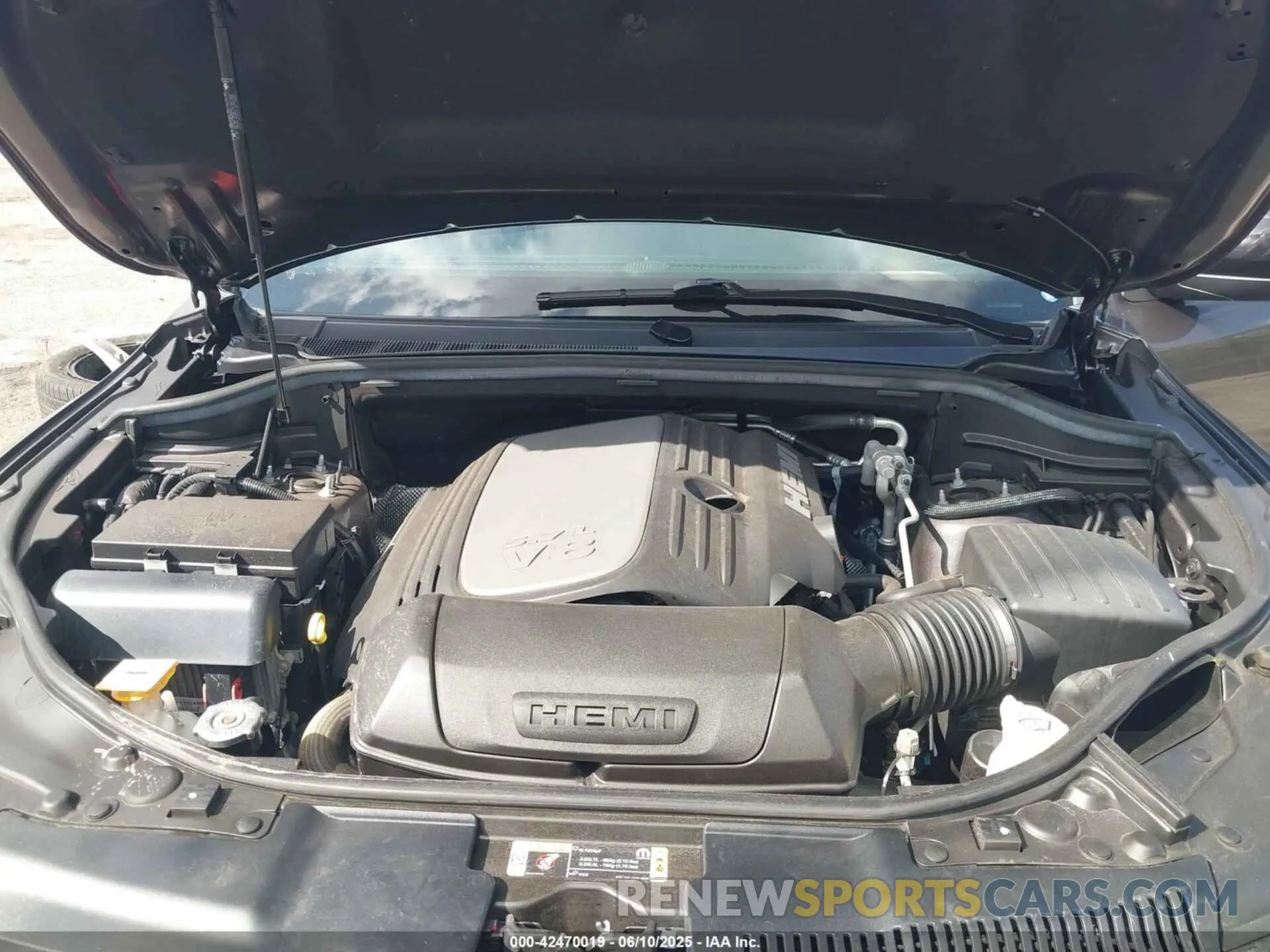 10 fotografías del automóvil dañado 1C4SDHCT3MC845656 DODGE DURANGO 2021