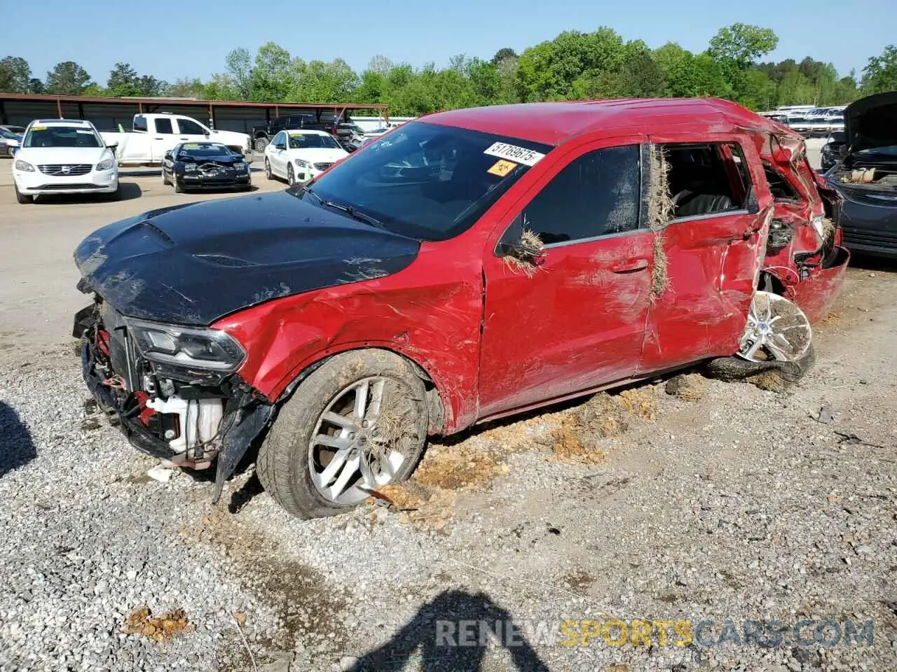 1 fotografías del automóvil dañado 1C4SDHCT5MC660072 DODGE DURANGO 2021