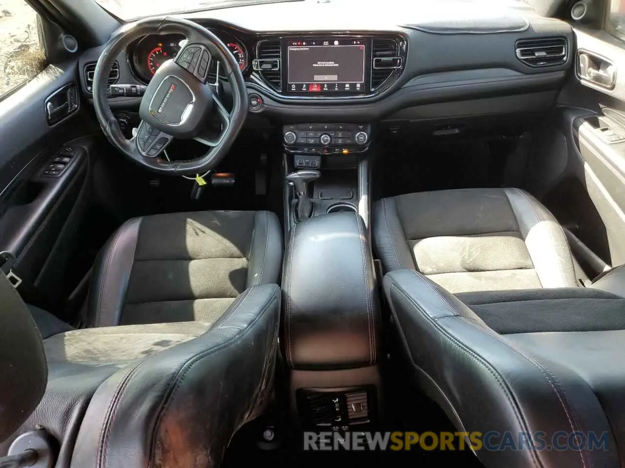 8 fotografías del automóvil dañado 1C4SDHCT5MC660072 DODGE DURANGO 2021