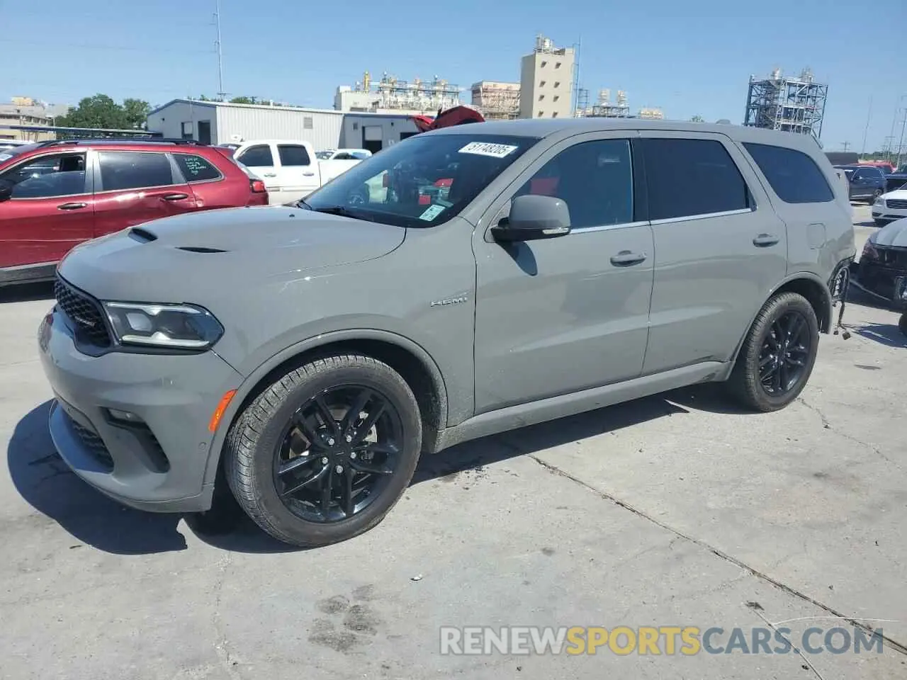 1 fotografías del automóvil dañado 1C4SDHCT5MC688549 DODGE DURANGO 2021