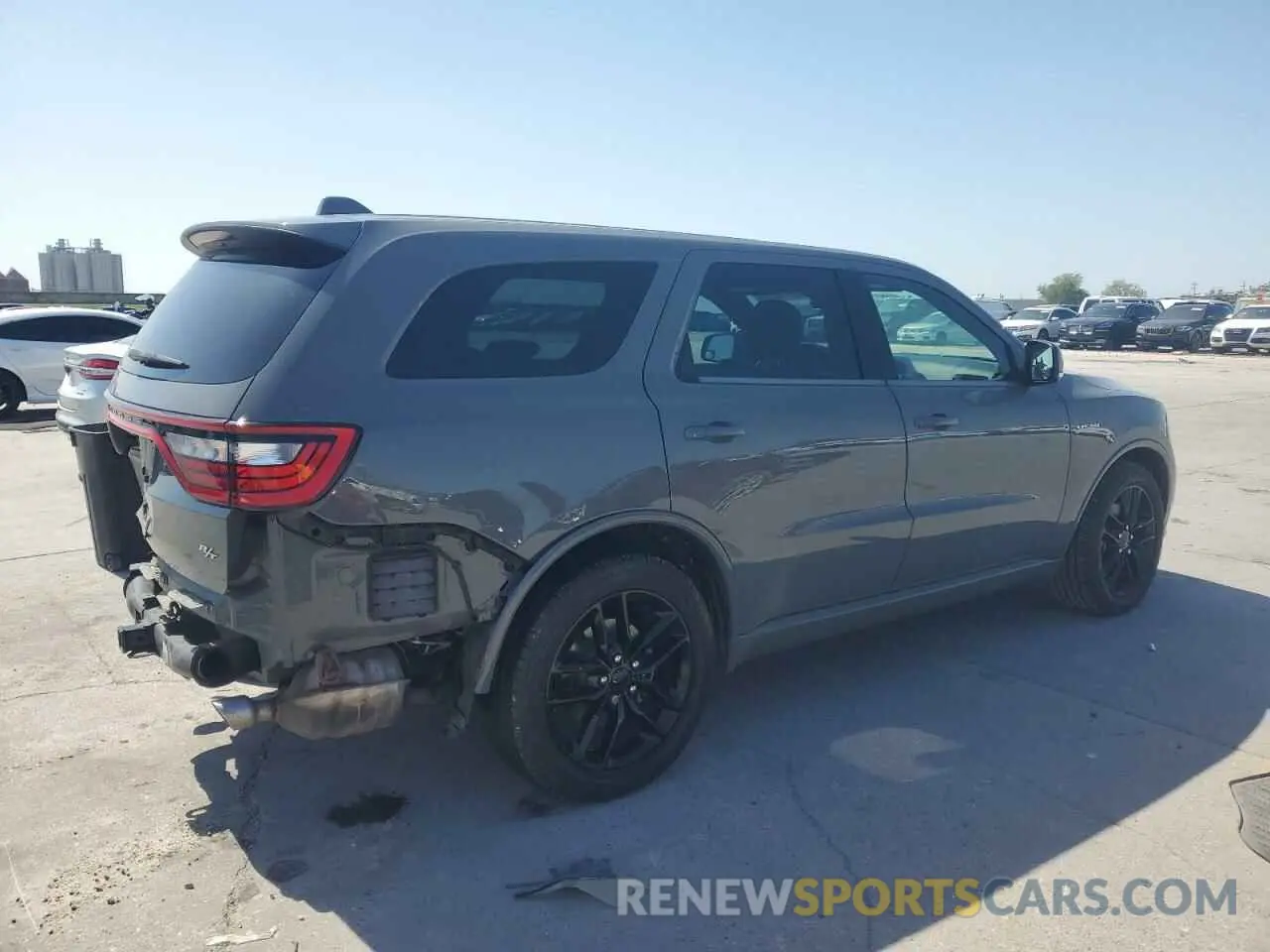 3 fotografías del automóvil dañado 1C4SDHCT5MC688549 DODGE DURANGO 2021