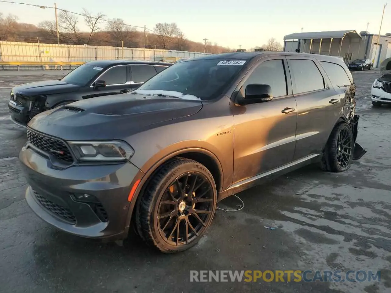 1 fotografías del automóvil dañado 1C4SDHCT5MC760656 DODGE DURANGO 2021
