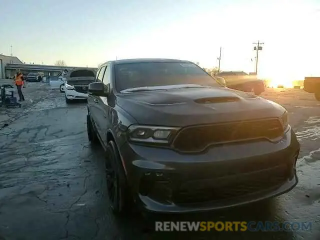 14 fotografías del automóvil dañado 1C4SDHCT5MC760656 DODGE DURANGO 2021