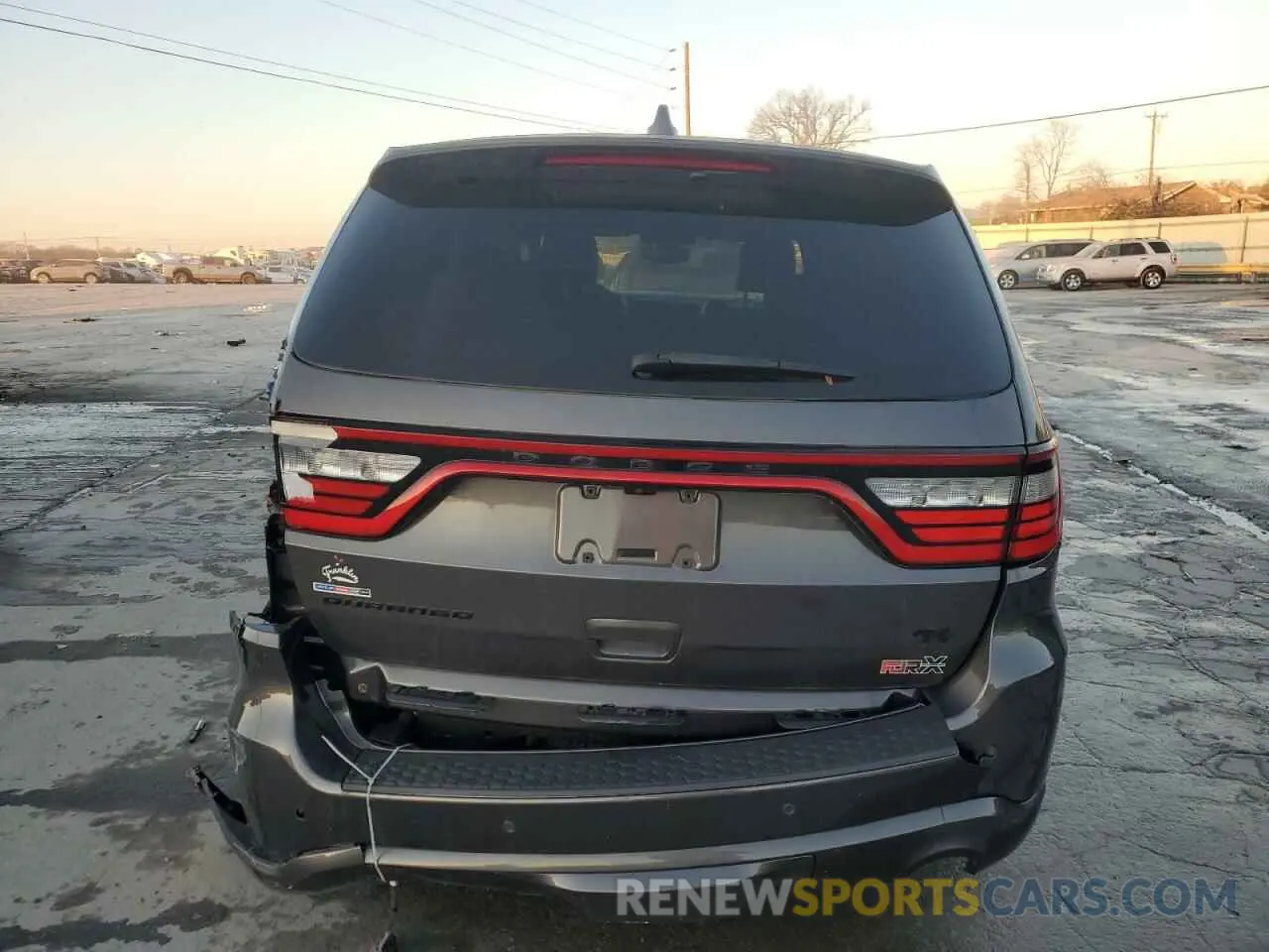 6 fotografías del automóvil dañado 1C4SDHCT5MC760656 DODGE DURANGO 2021