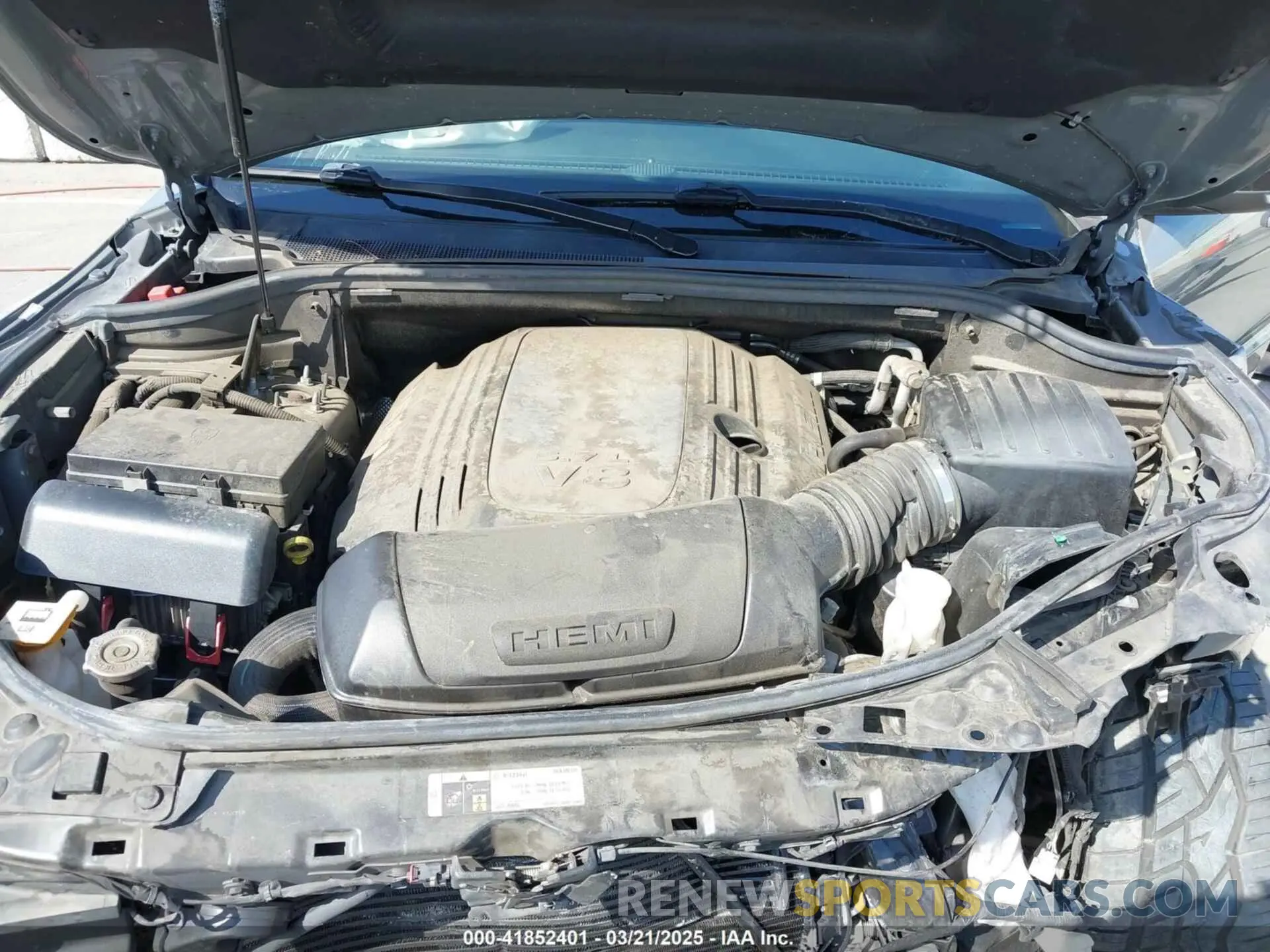 10 fotografías del automóvil dañado 1C4SDHCT9MC573095 DODGE DURANGO 2021