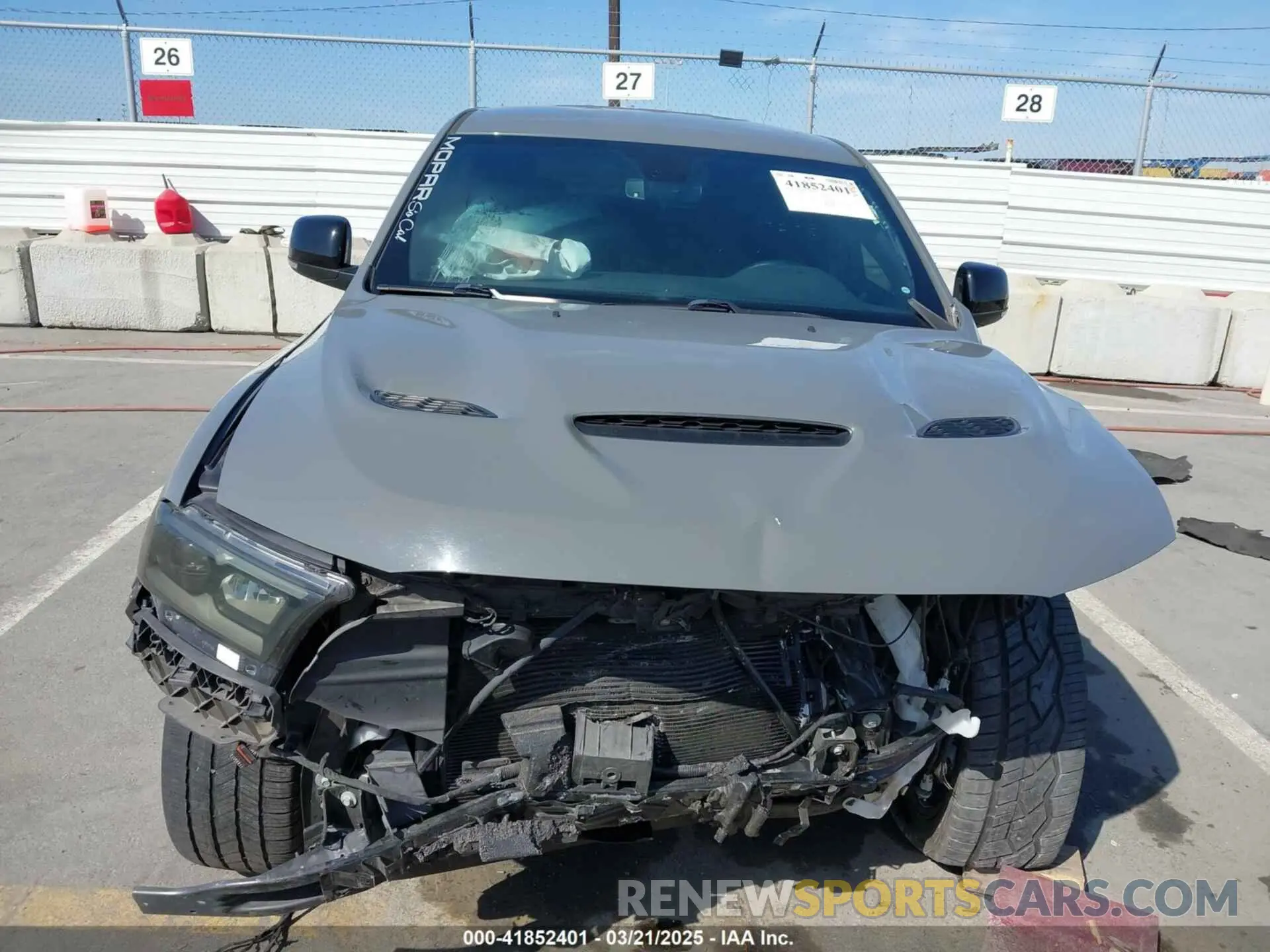 12 fotografías del automóvil dañado 1C4SDHCT9MC573095 DODGE DURANGO 2021