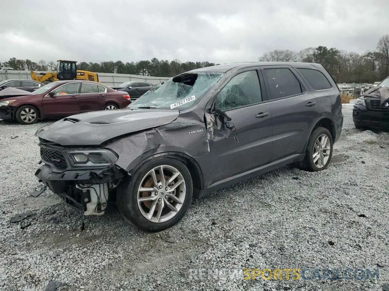 1 fotografías del automóvil dañado 1C4SDHCTXMC659774 DODGE DURANGO 2021