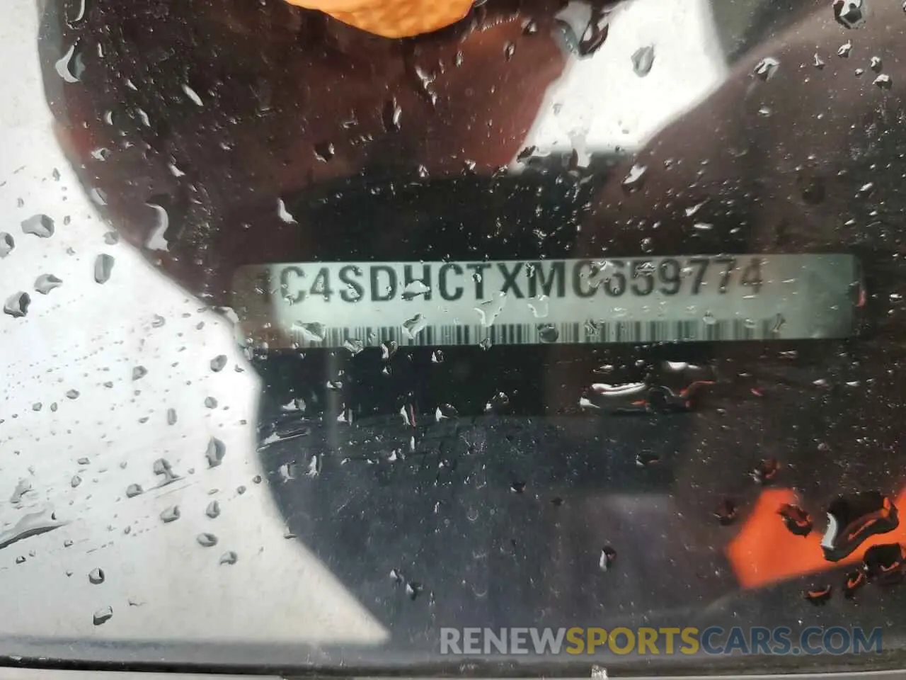 15 fotografías del automóvil dañado 1C4SDHCTXMC659774 DODGE DURANGO 2021