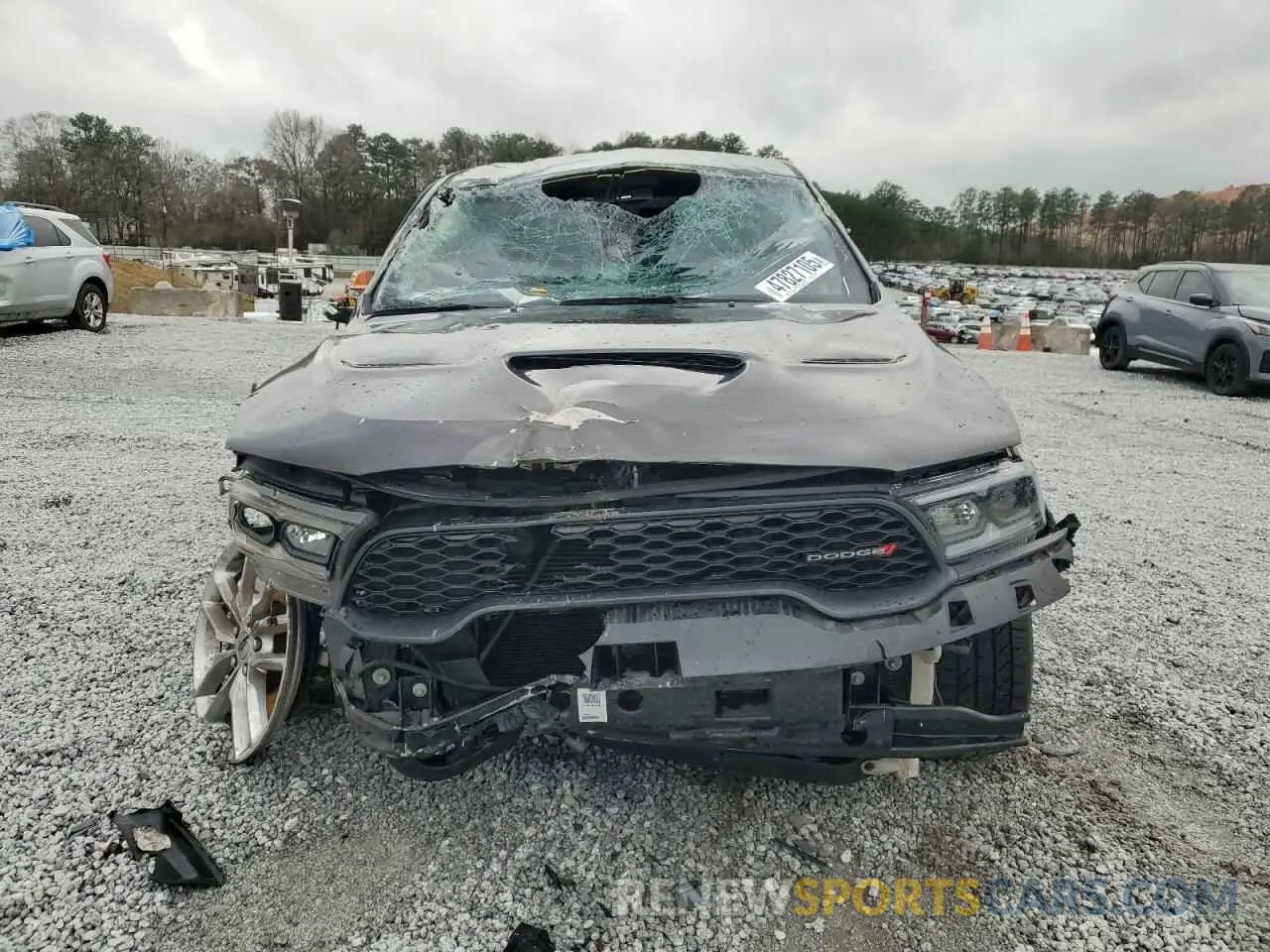 5 fotografías del automóvil dañado 1C4SDHCTXMC659774 DODGE DURANGO 2021