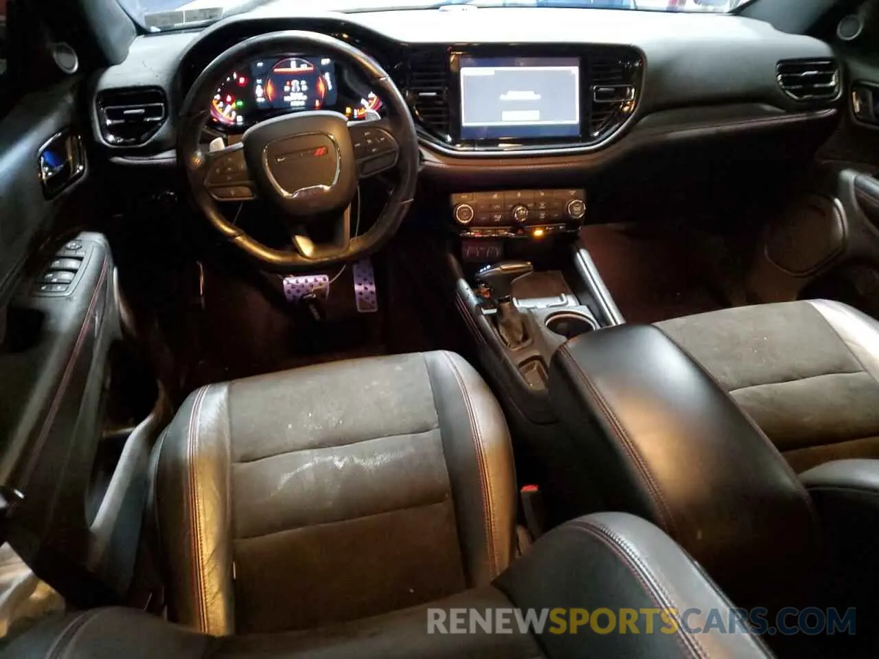 8 fotografías del automóvil dañado 1C4SDJCT0MC825615 DODGE DURANGO 2021