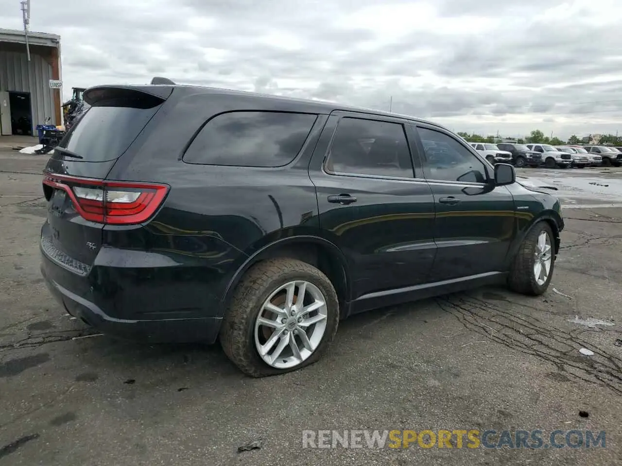 3 fotografías del automóvil dañado 1C4SDJCT1MC662845 DODGE DURANGO 2021