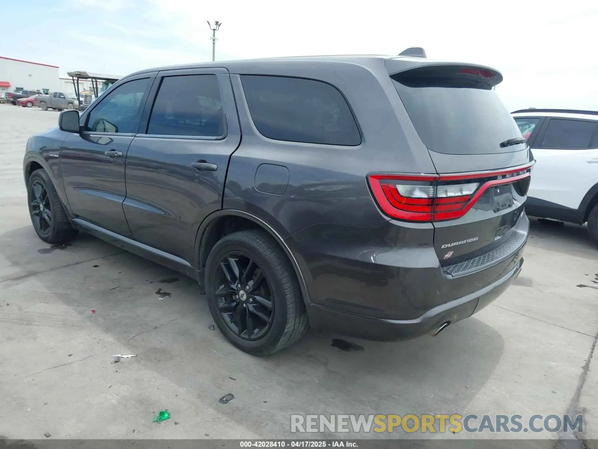 3 fotografías del automóvil dañado 1C4SDJCT1MC820407 DODGE DURANGO 2021