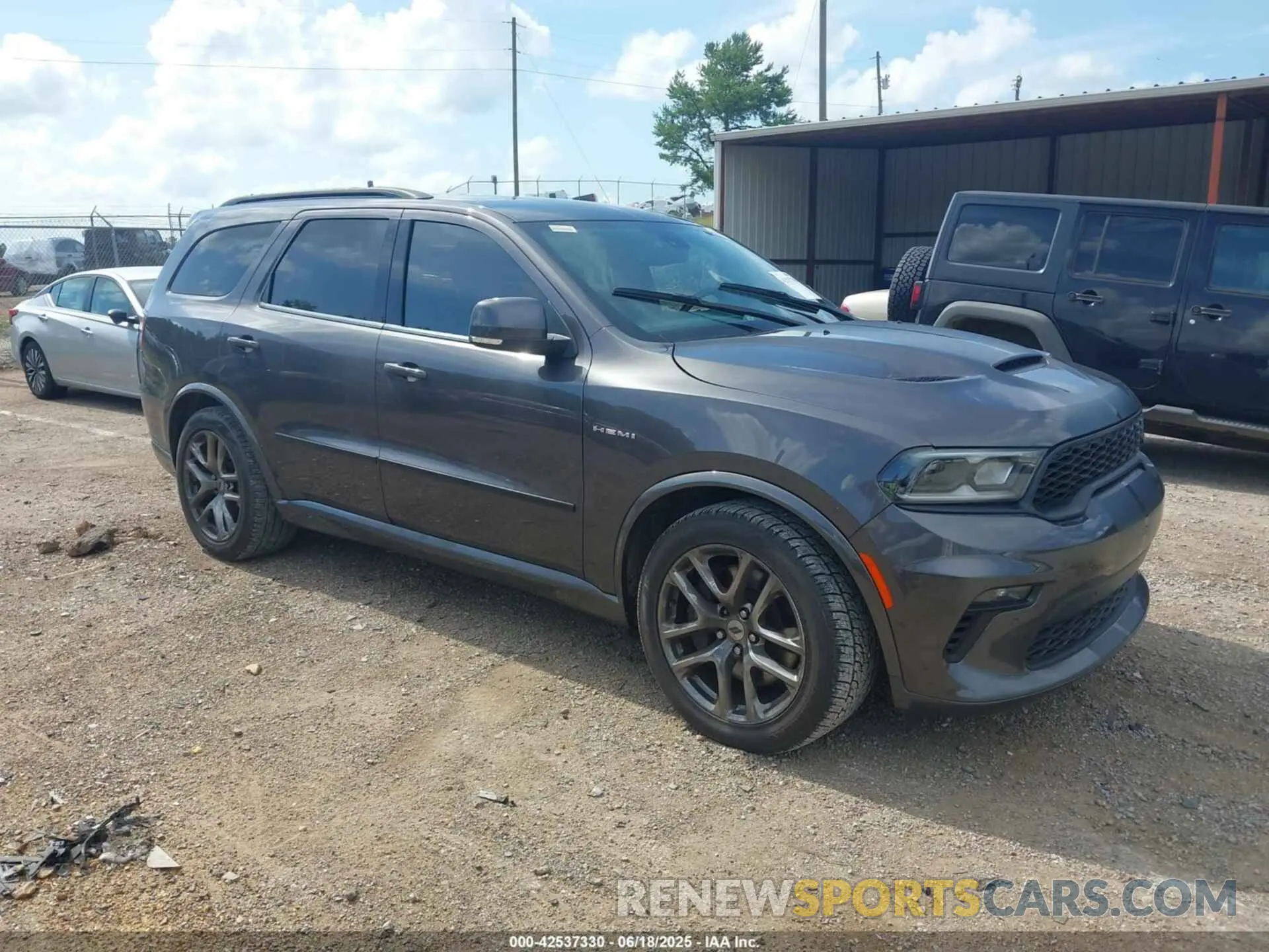 1 fotografías del automóvil dañado 1C4SDJCT4MC642038 DODGE DURANGO 2021