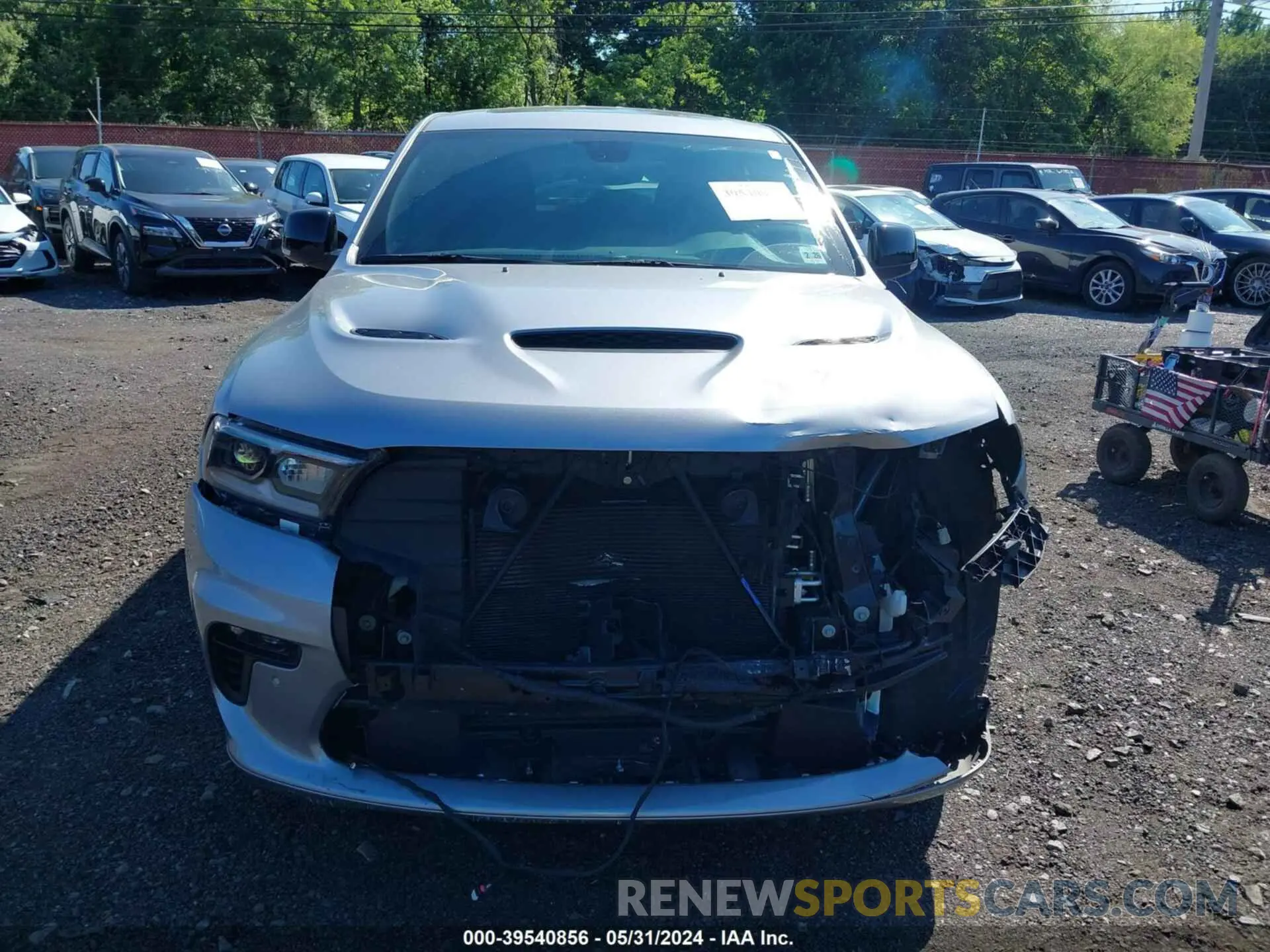 12 fotografías del automóvil dañado 1C4SDJCT5MC559105 DODGE DURANGO 2021