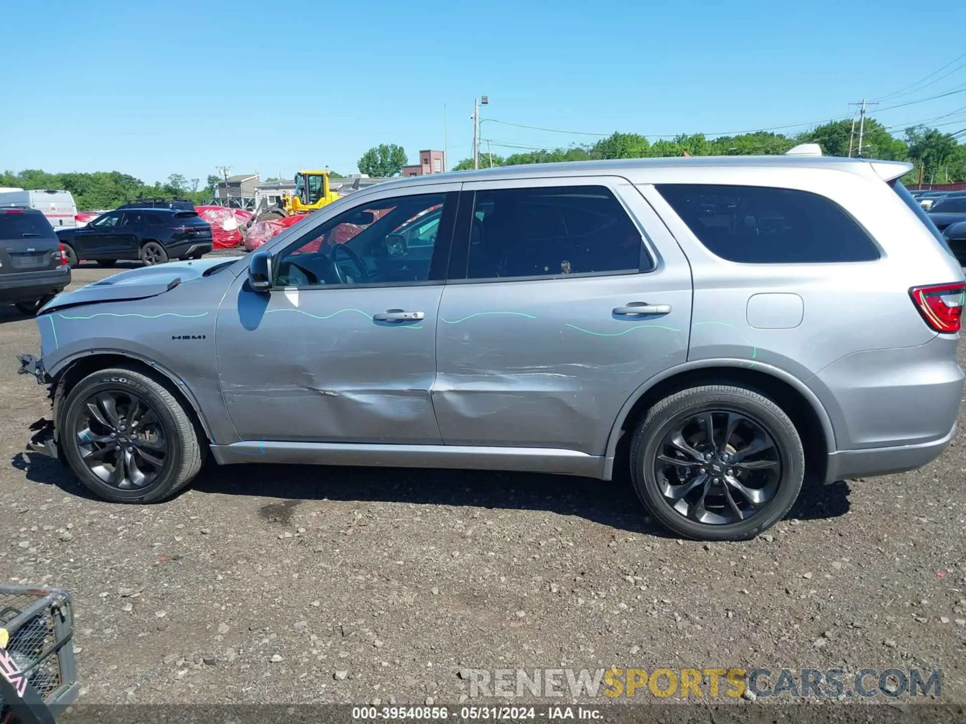 14 fotografías del automóvil dañado 1C4SDJCT5MC559105 DODGE DURANGO 2021