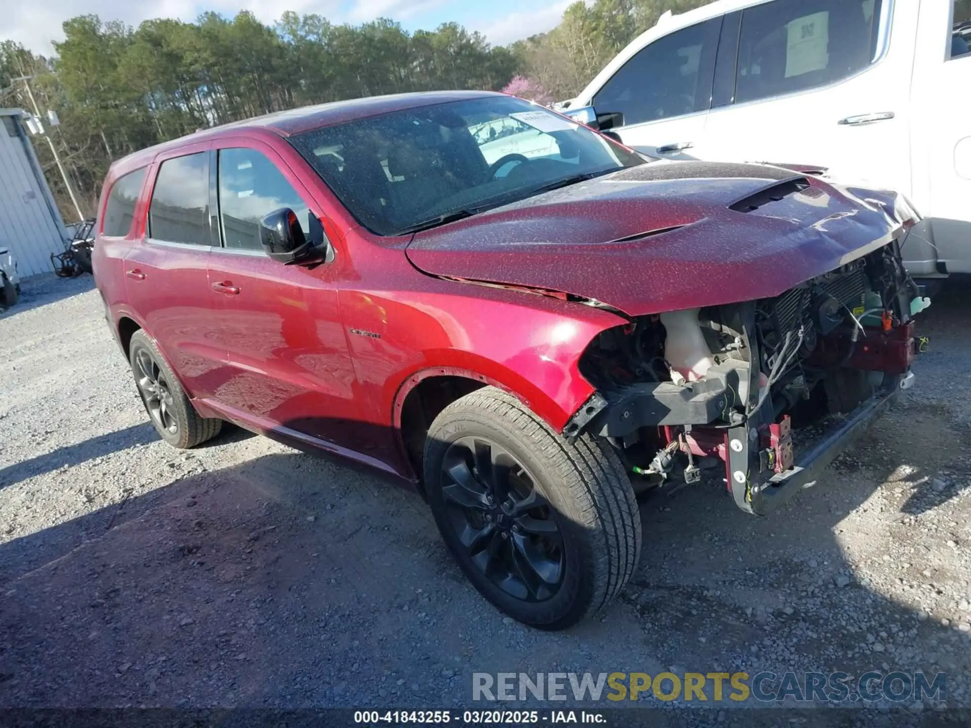 1 fotografías del automóvil dañado 1C4SDJCT6MC848896 DODGE DURANGO 2021