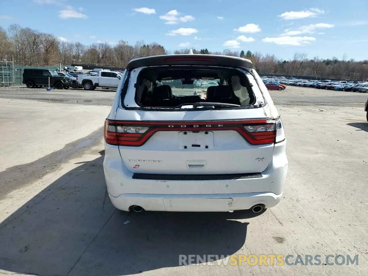 6 fotografías del automóvil dañado 1C4SDJCT7MC885844 DODGE DURANGO 2021