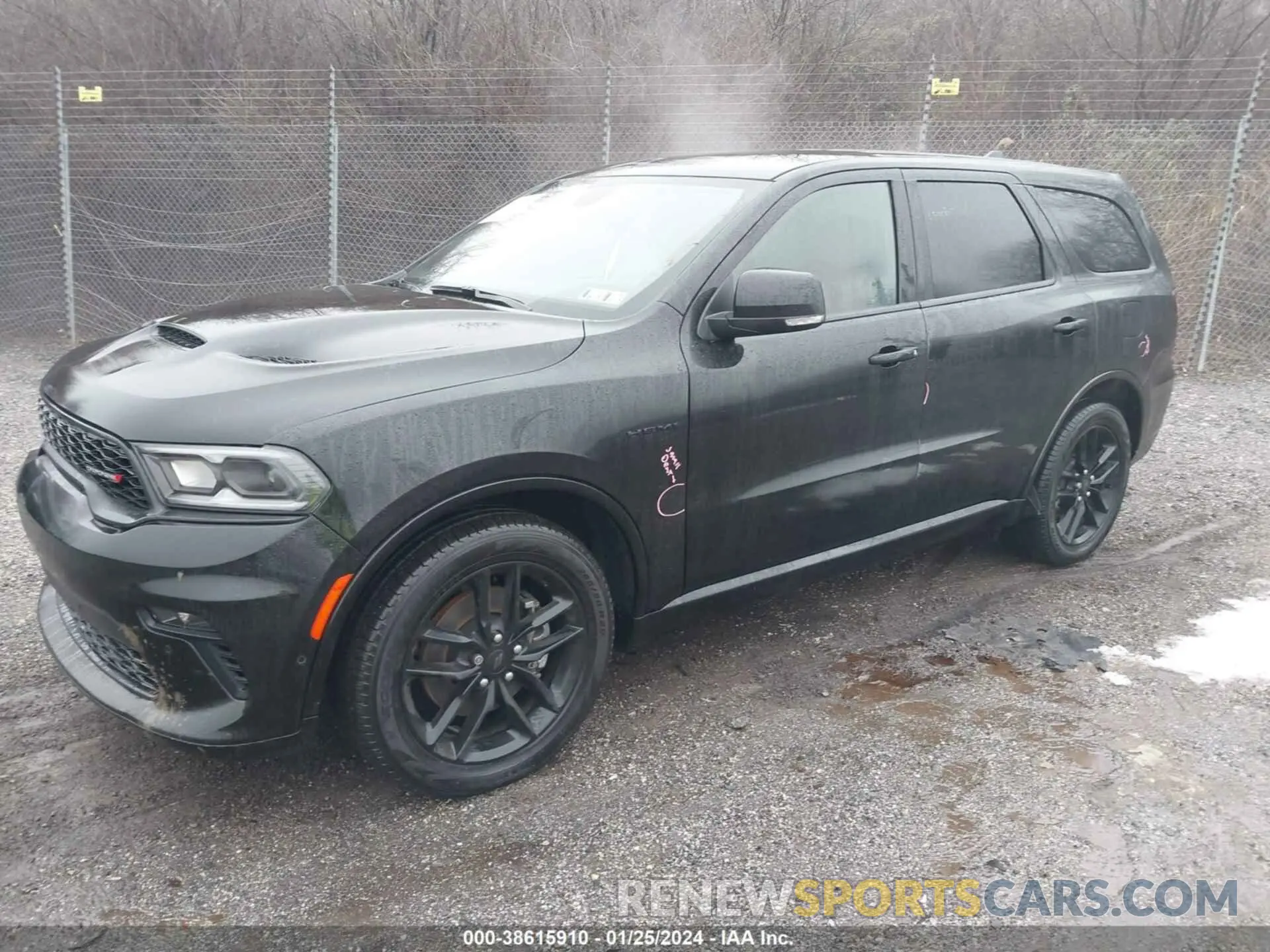 2 fotografías del automóvil dañado 1C4SDJCT8MC883746 DODGE DURANGO 2021