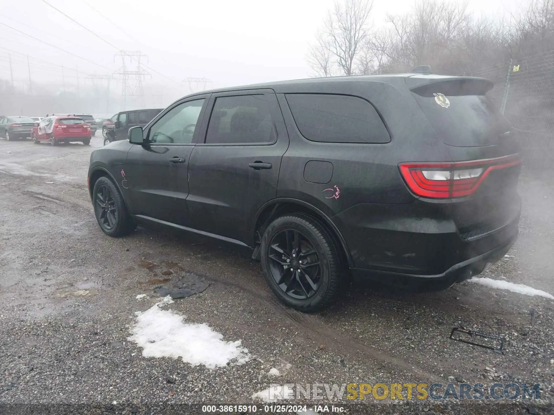 3 fotografías del automóvil dañado 1C4SDJCT8MC883746 DODGE DURANGO 2021