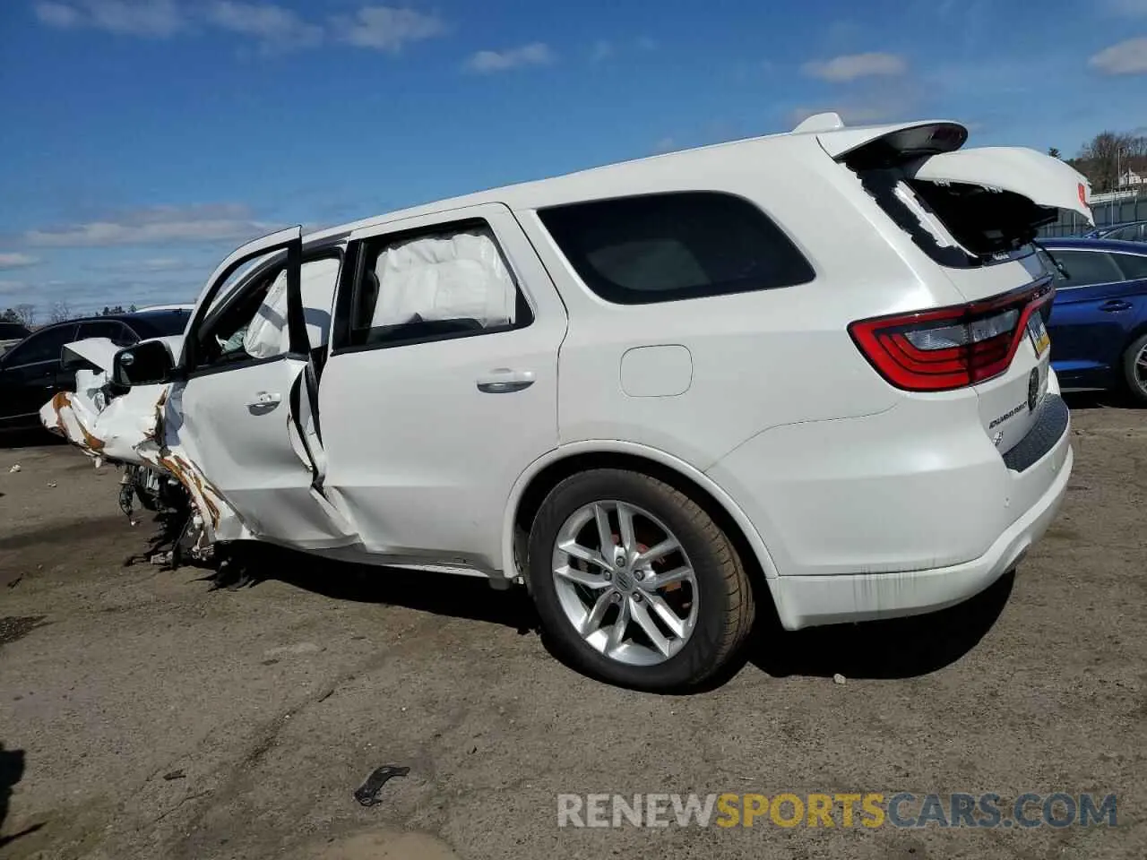 2 fotografías del automóvil dañado 1C4SDJCT9MC609889 DODGE DURANGO 2021