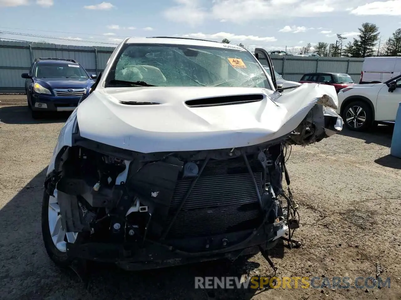 5 fotografías del automóvil dañado 1C4SDJCT9MC609889 DODGE DURANGO 2021