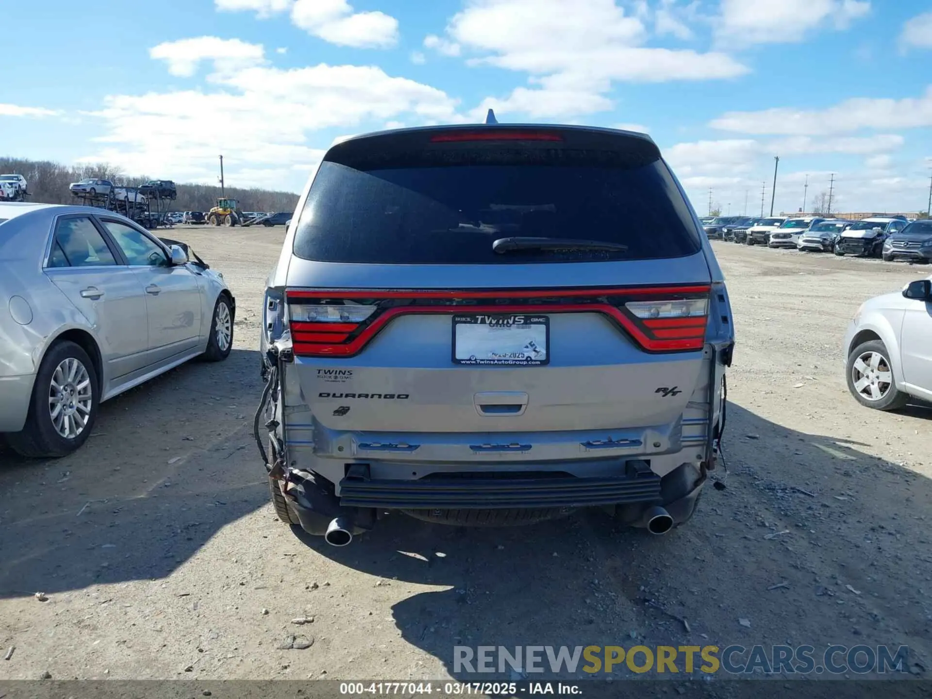 17 fotografías del automóvil dañado 1C4SDJCTXMC725098 DODGE DURANGO 2021